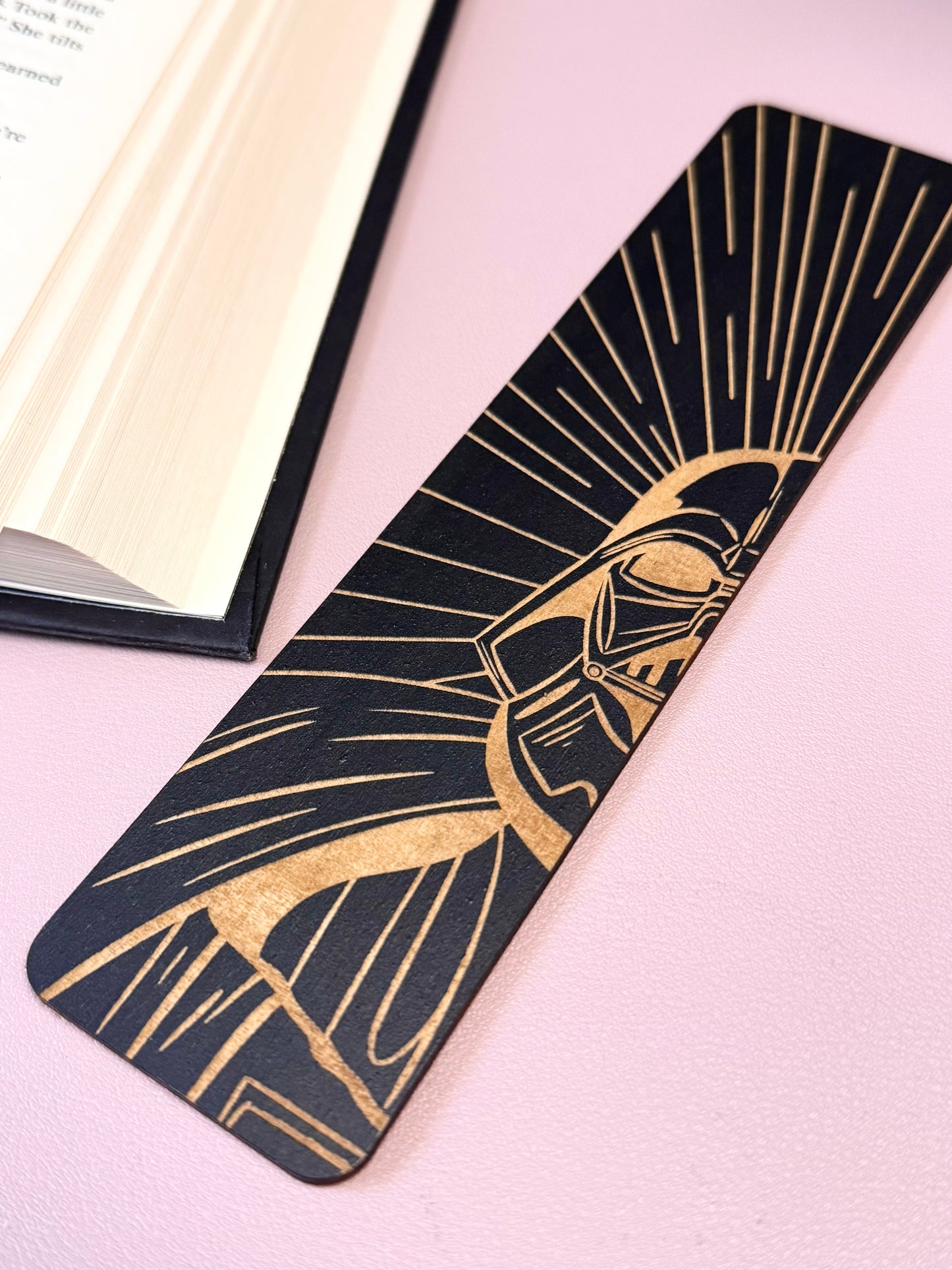 The Dark Side Wood Bookmark