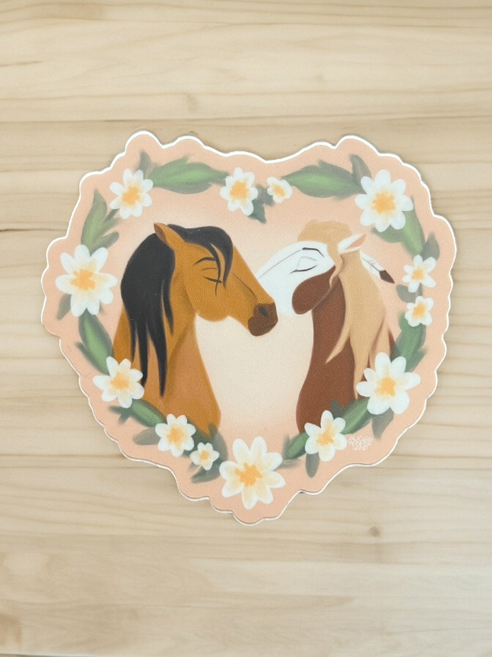 Galloping Hearts Vinyl Sticker