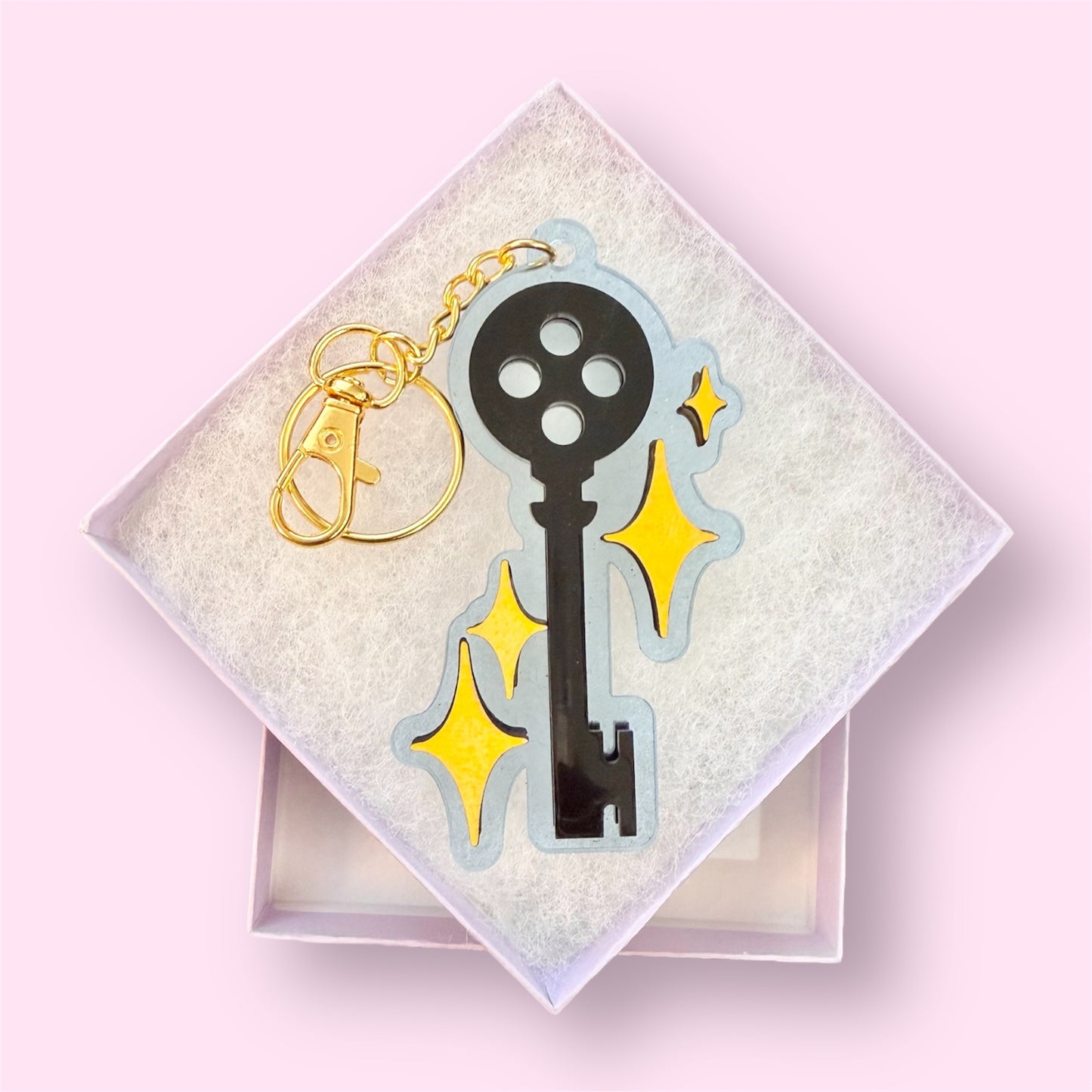 Coraline Key Keychain