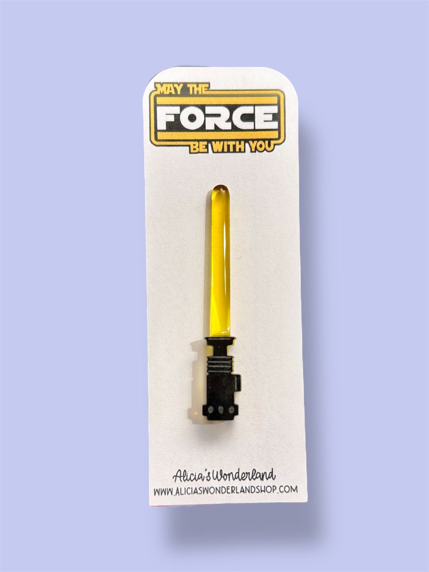 Yellow Lightsaber Pin