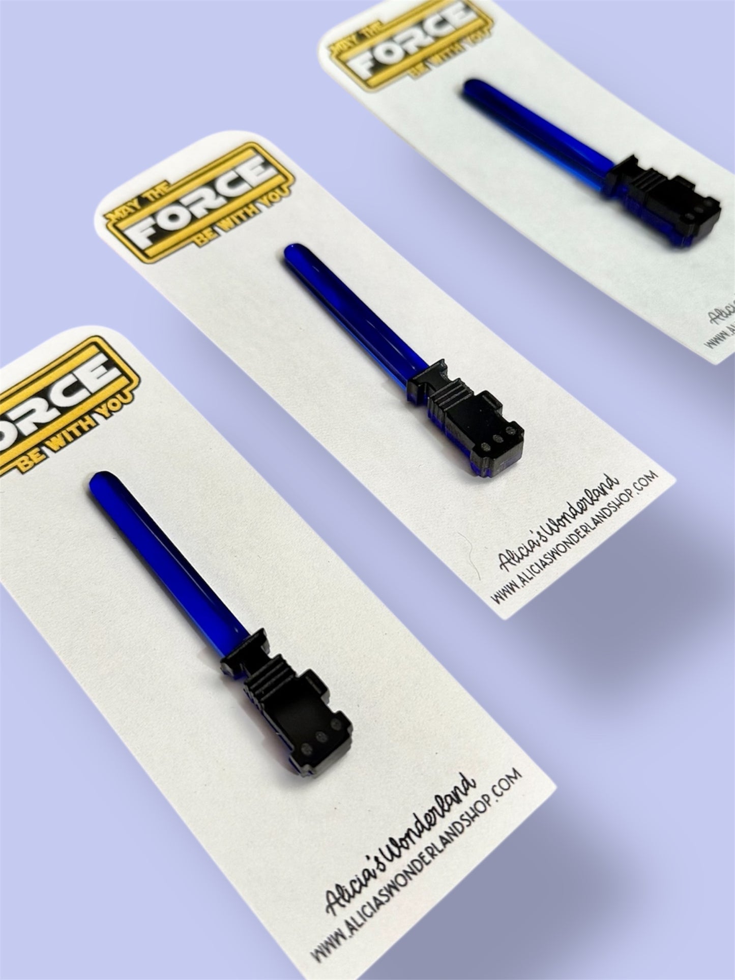 Dark Blue Lightsaber Pin