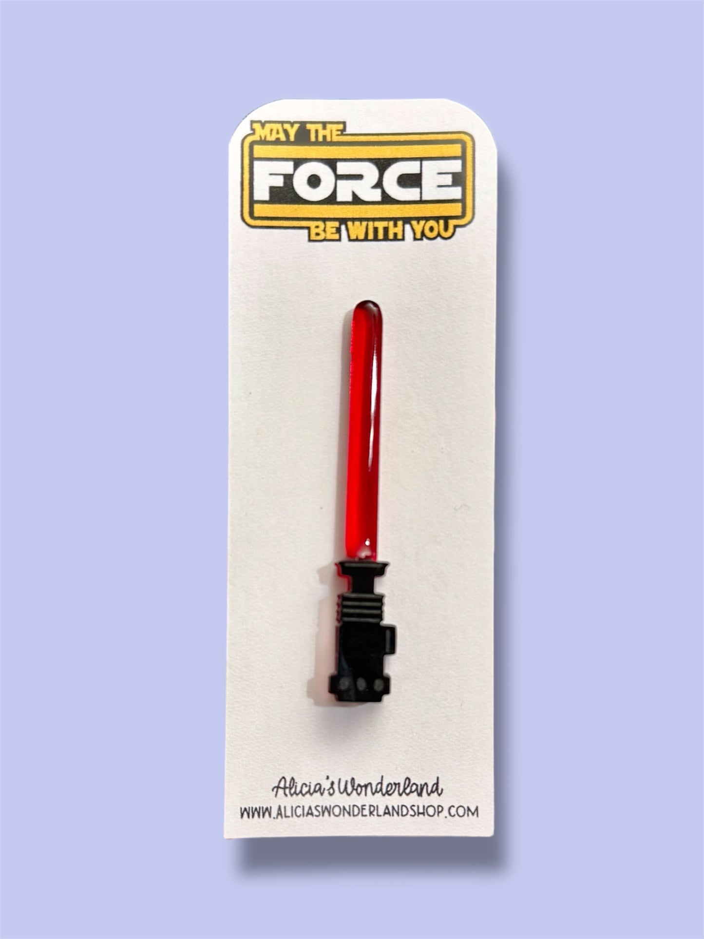 Red Lightsaber Pin