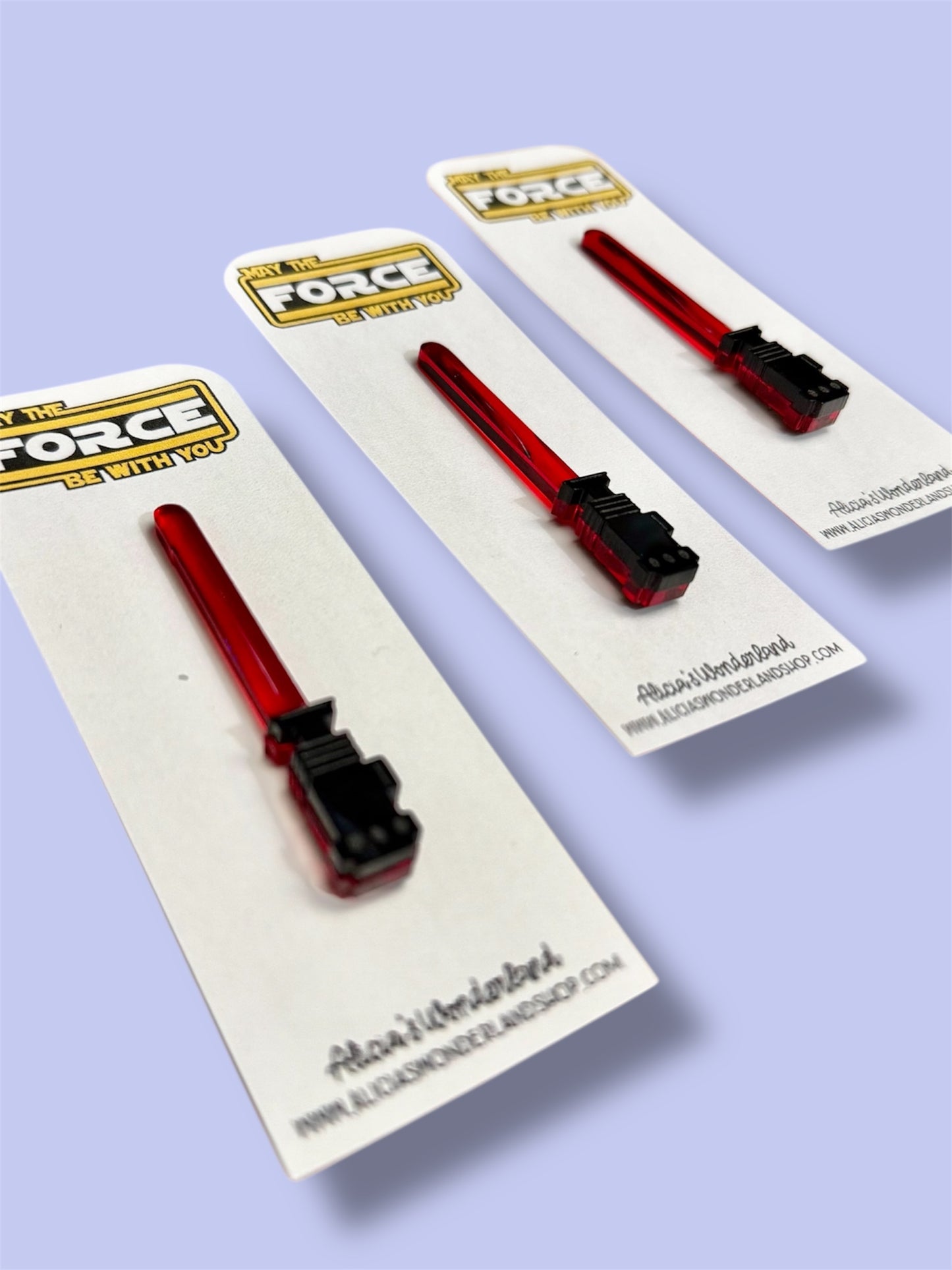 Red Lightsaber Pin