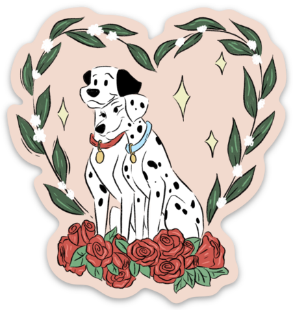 Spotted Sweethearts Vinyl Sticker
