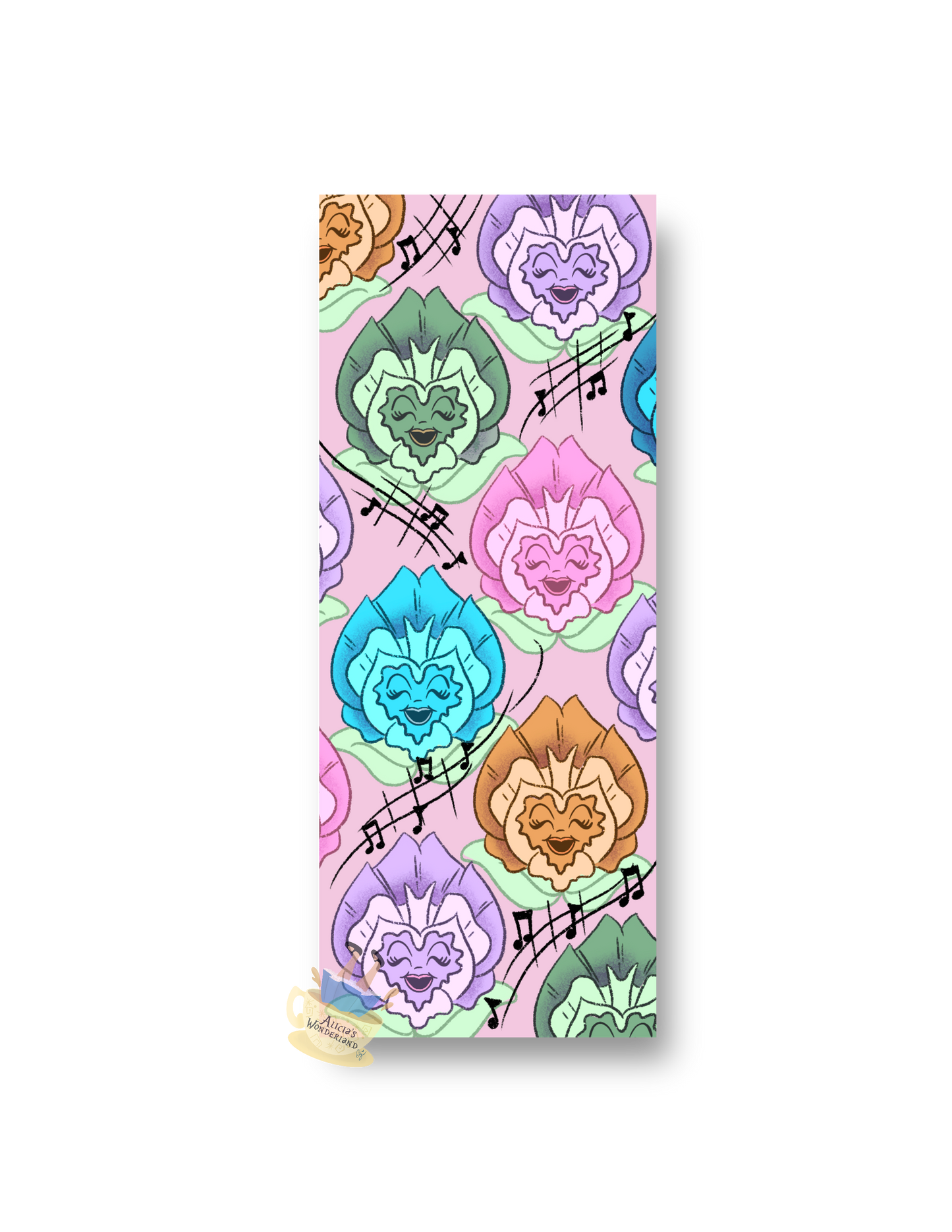 Pansies Bookmark