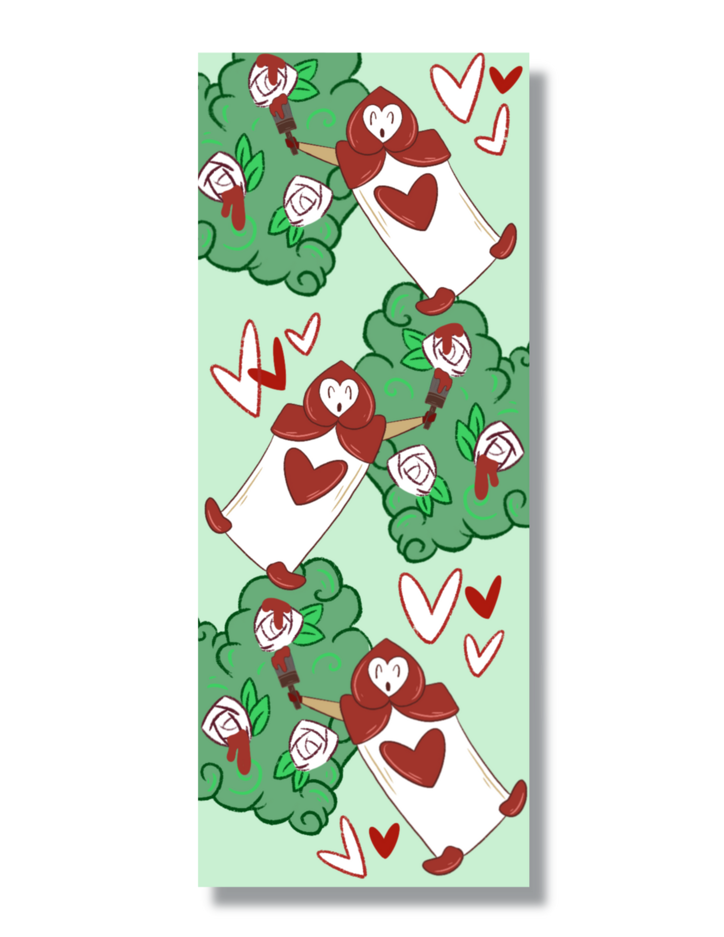 Painting the Roses Bookmark