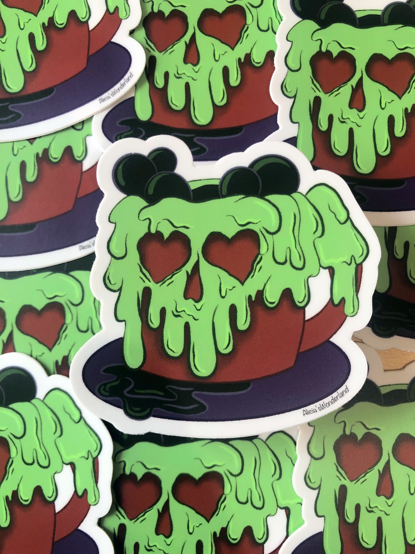 Poison Apple Mug Vinyl Sticker