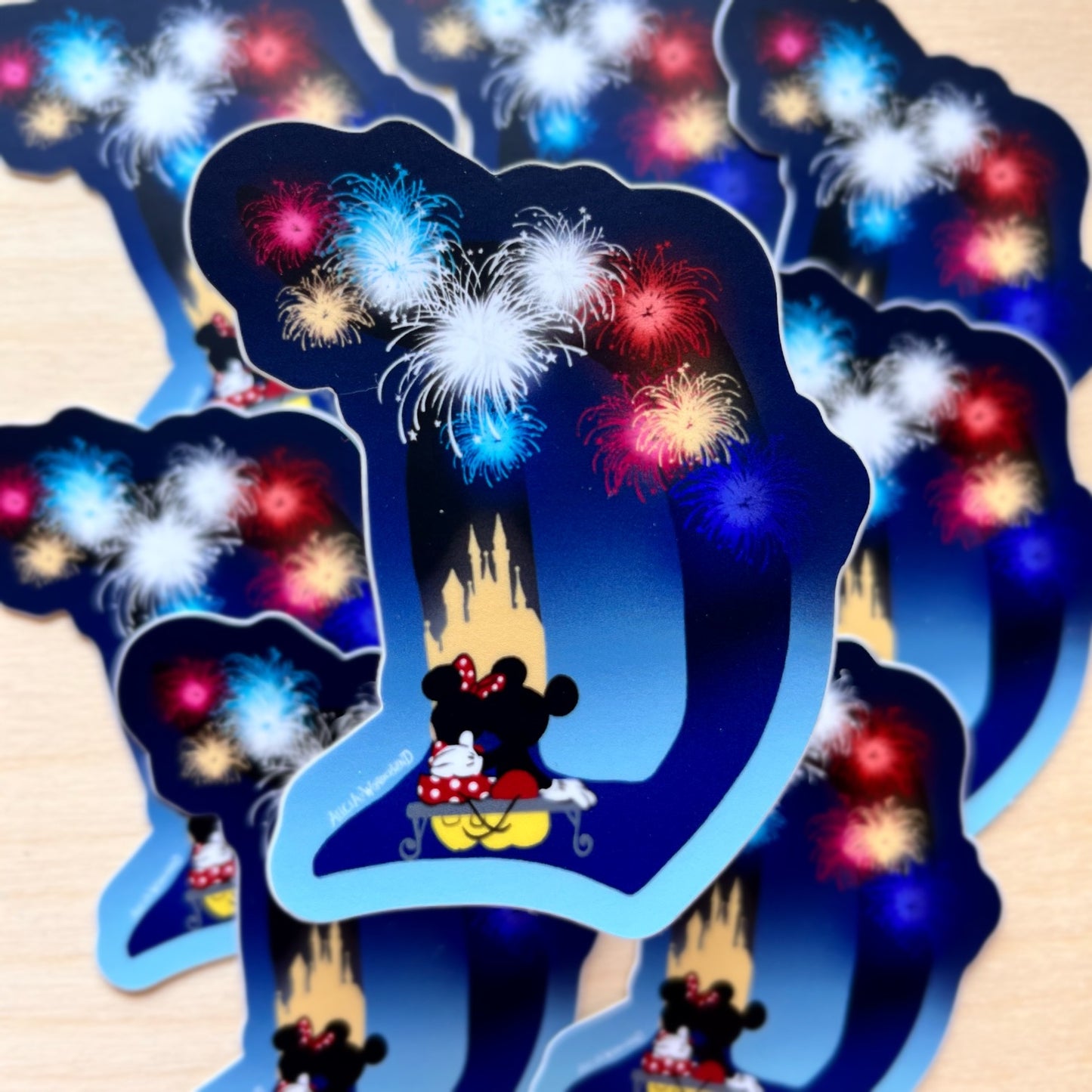 Fireworks Vinyl Sticker