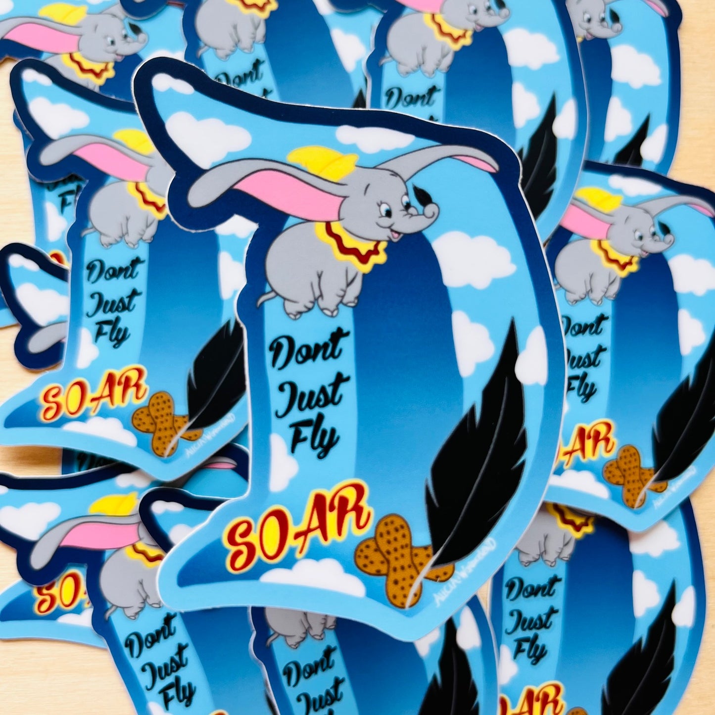 Don't just Fly , SOAR Vinyl Sticker