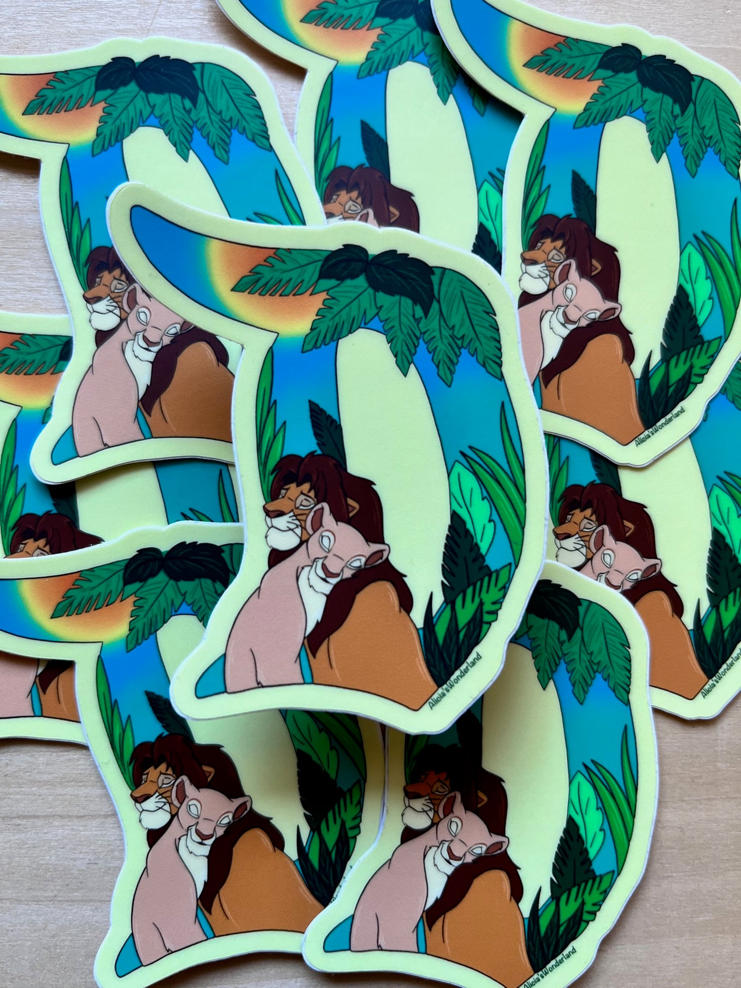 Feel the Love Vinyl Sticker