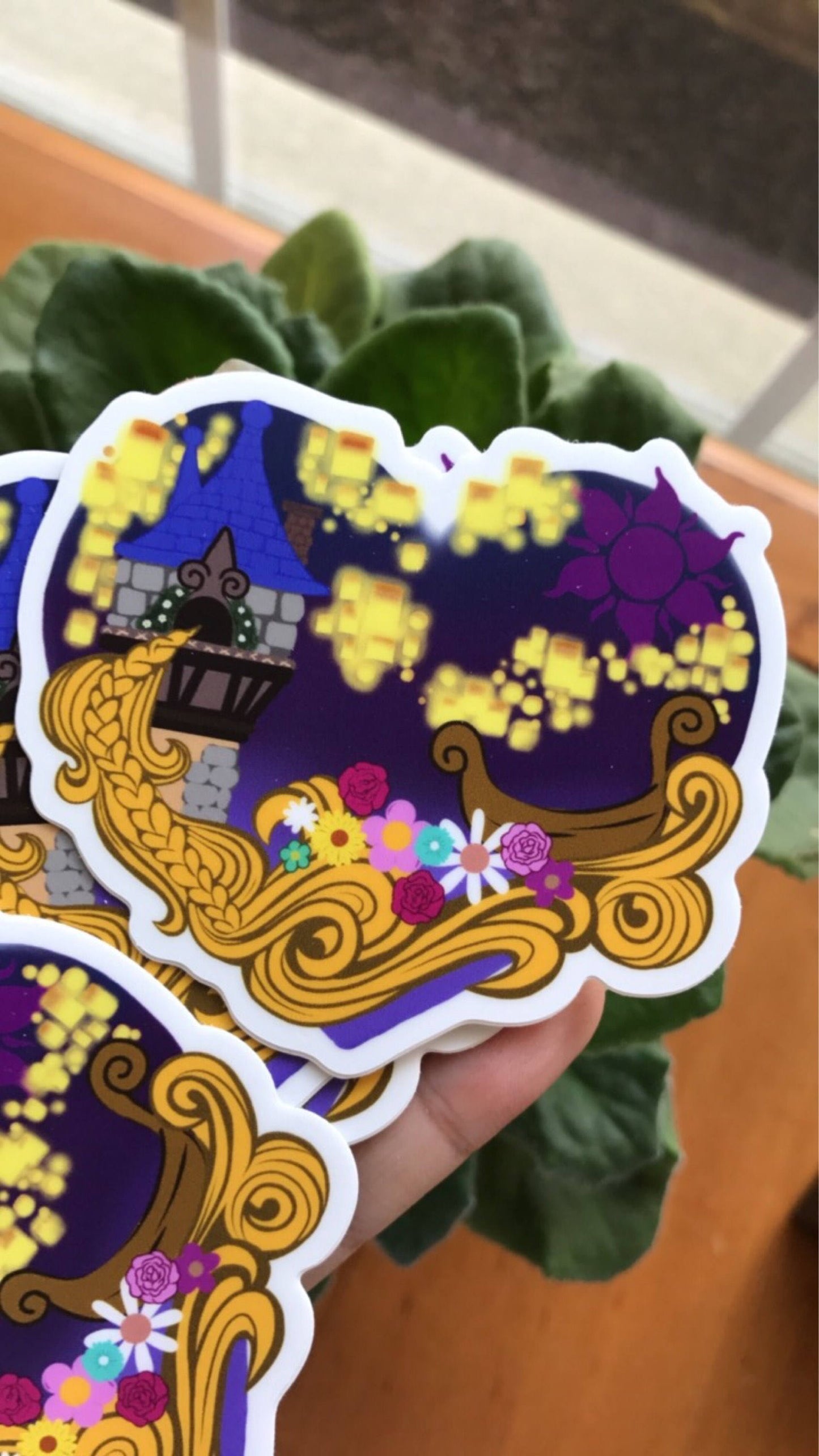 Lost Princess Heart Vinyl Sticker