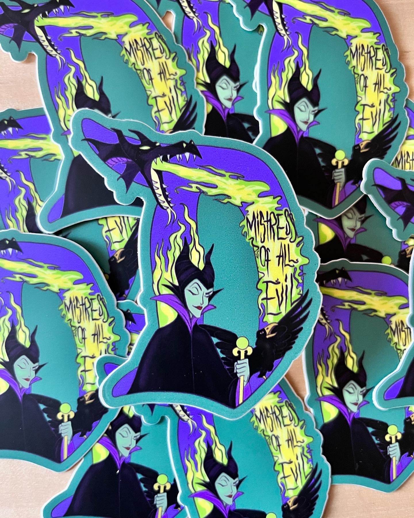 Mistress of all Evil Sticker