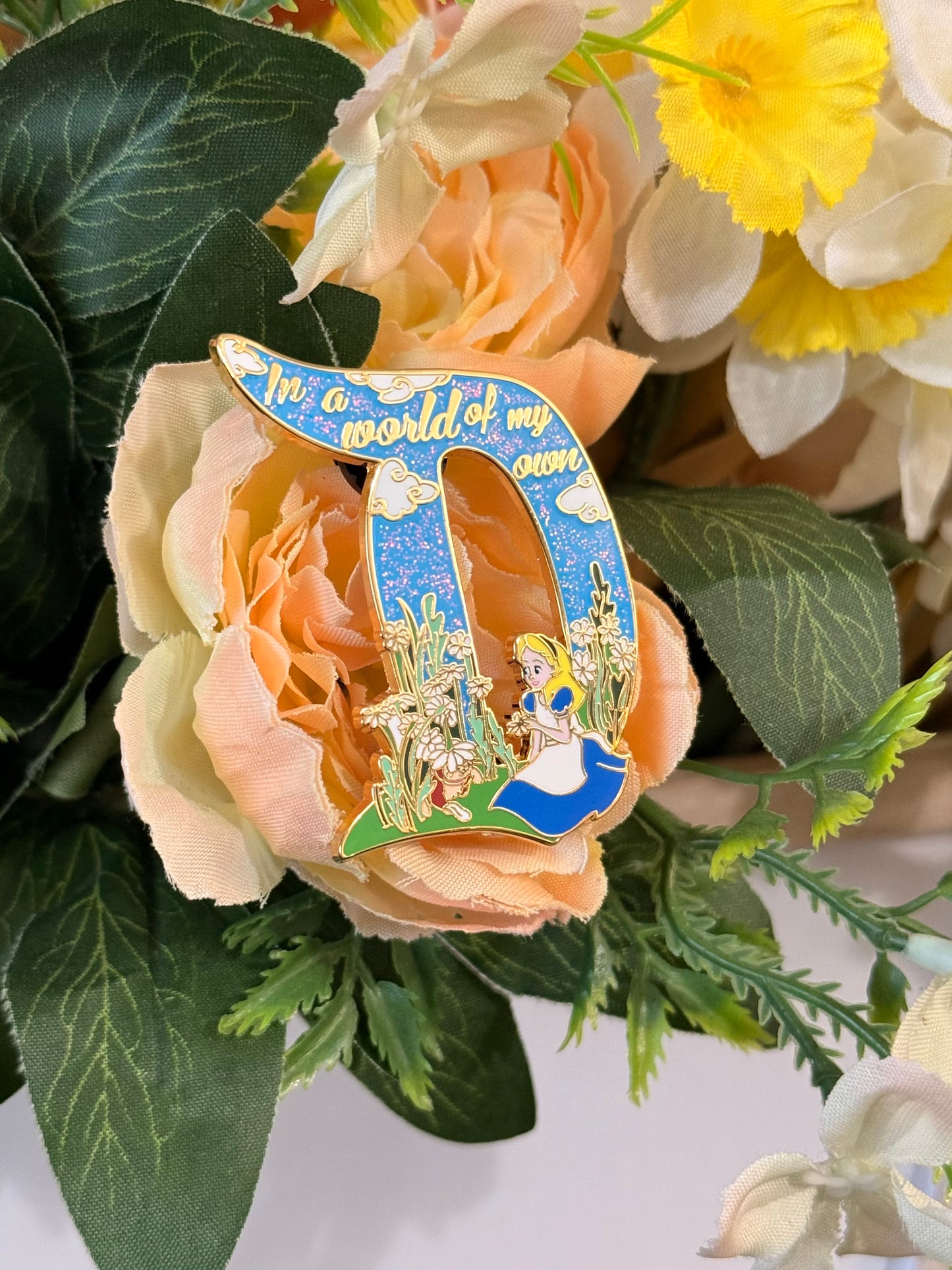 World of my Own Enamel Pin