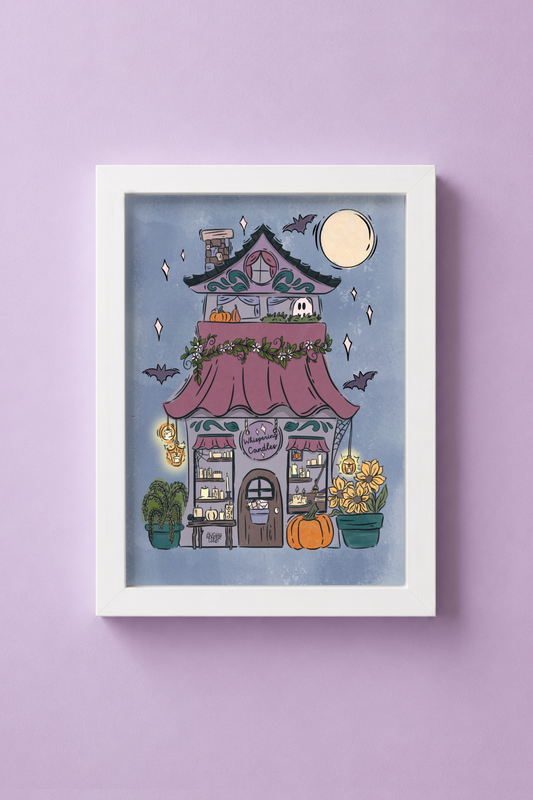 Whispering Candles Shop Print