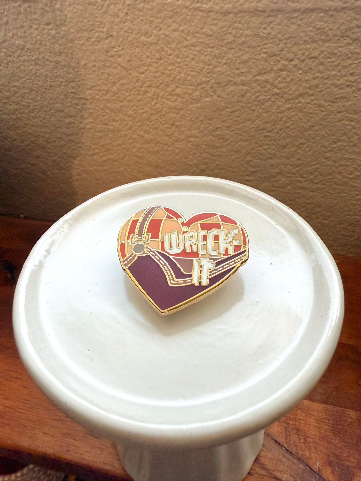 Wreck it Enamel Pin