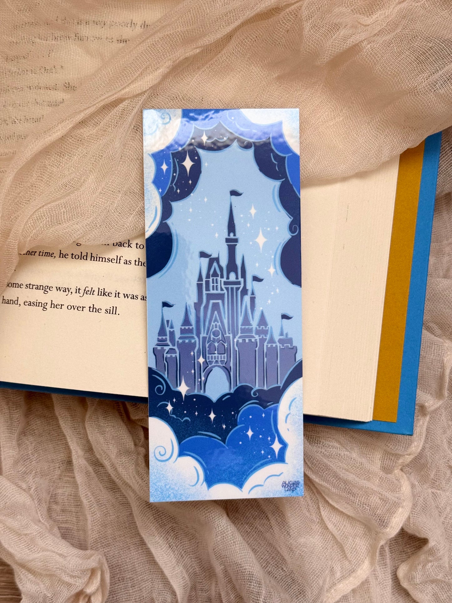 Blue Castle Bookmark