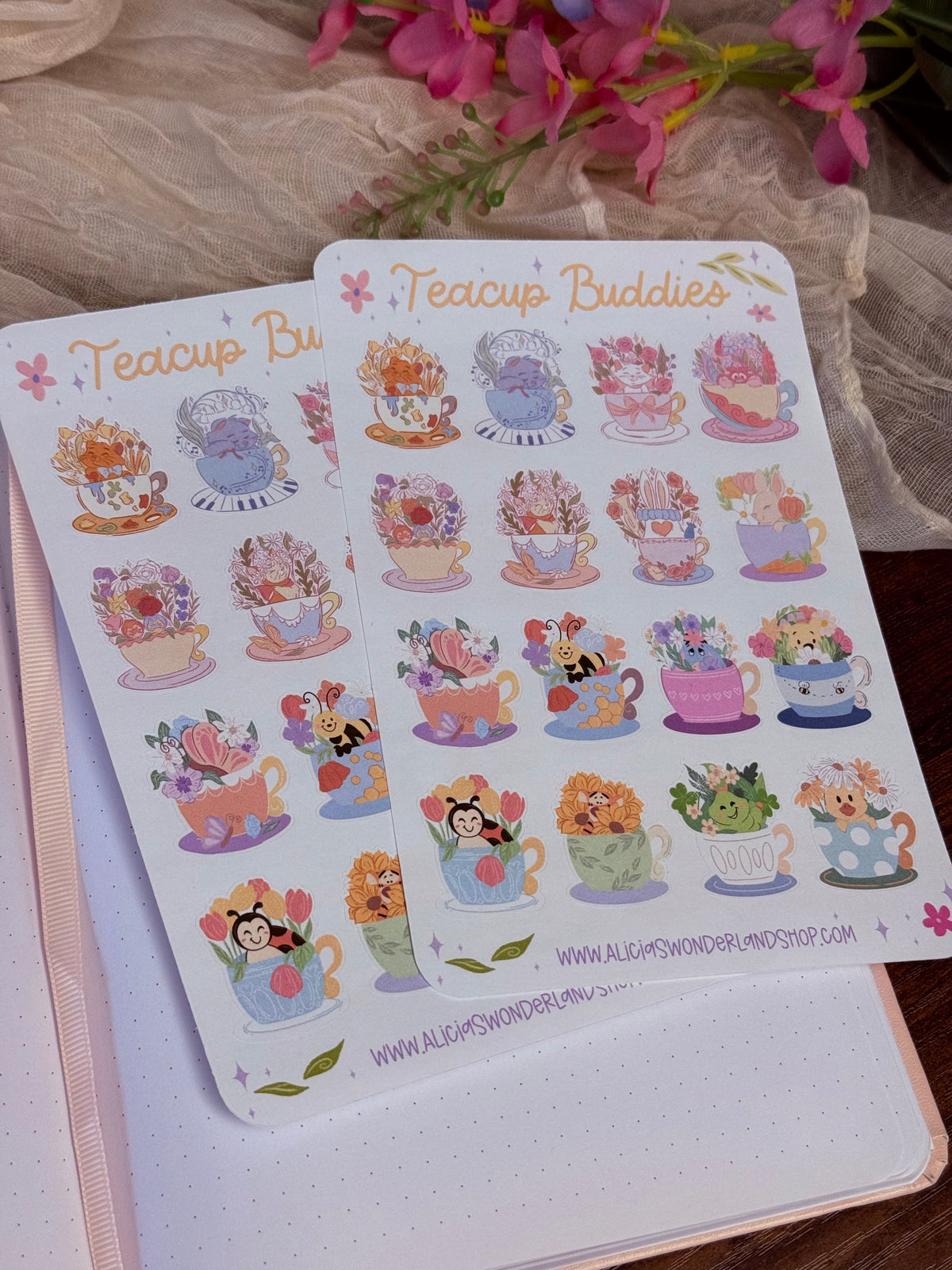 Teacup Buddies Sticker Sheet
