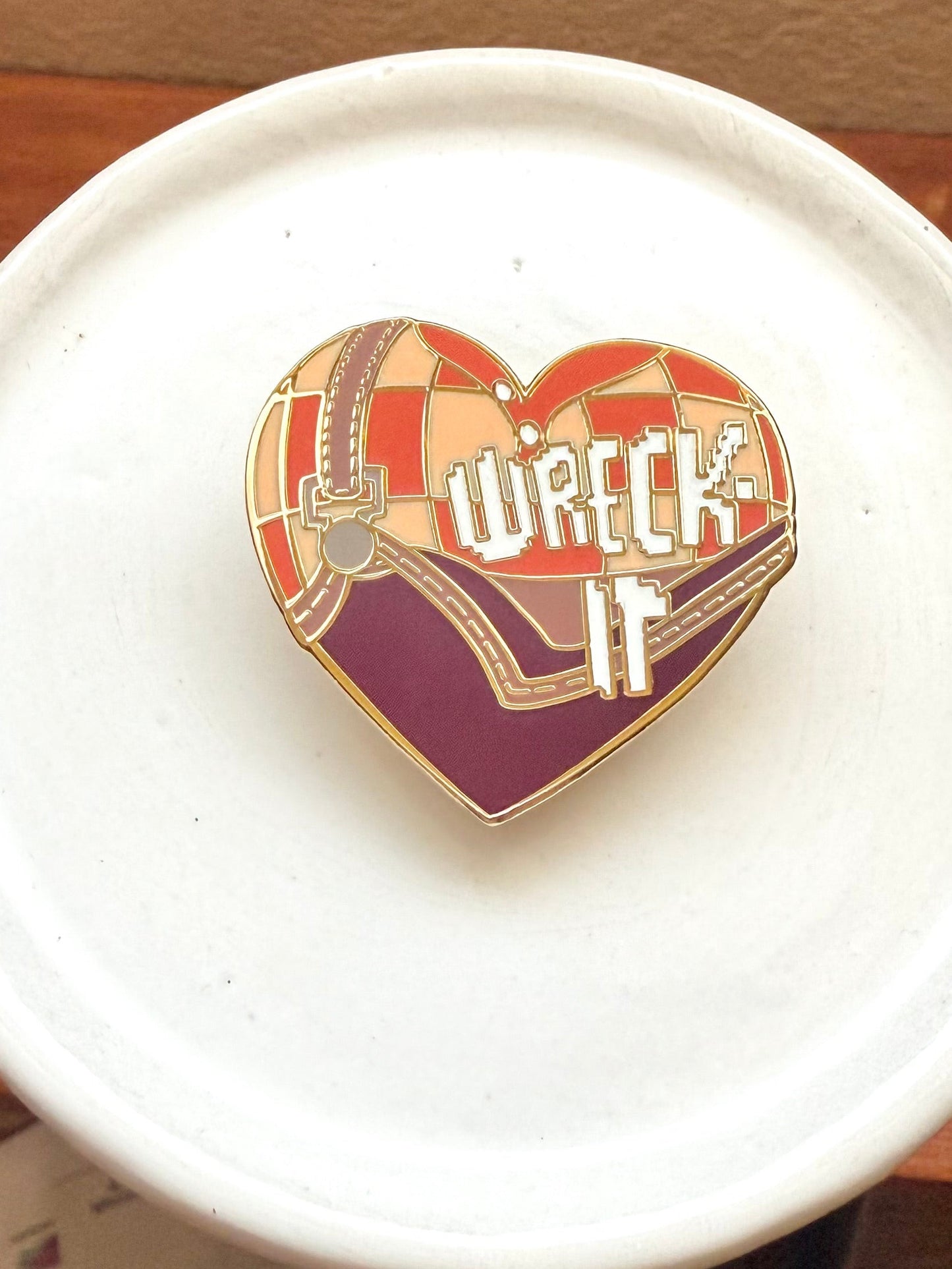 Wreck it Enamel Pin