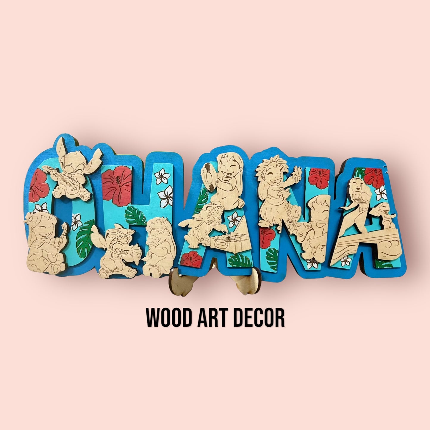 Ohana Wood Art Decor