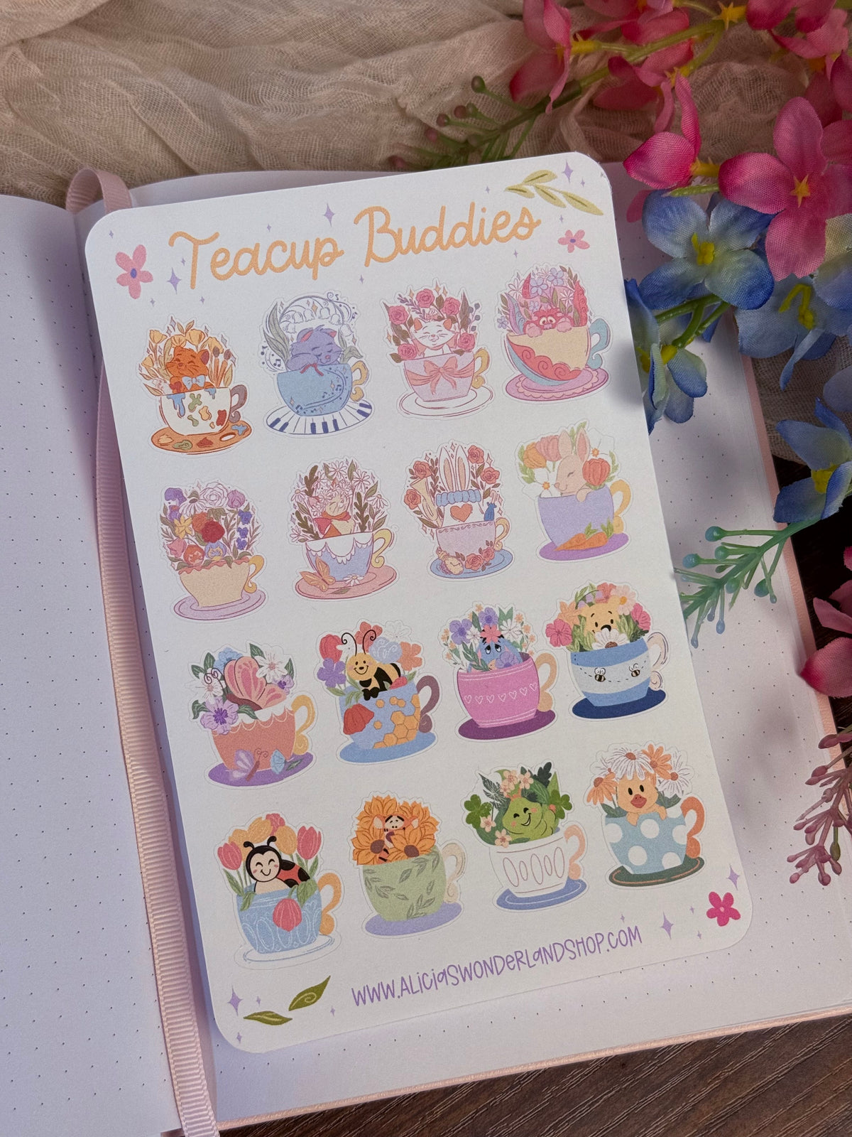 Teacup Buddies Sticker Sheet