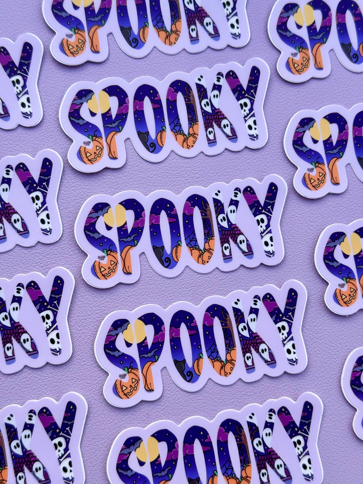 Spooky Vinyl Sticker