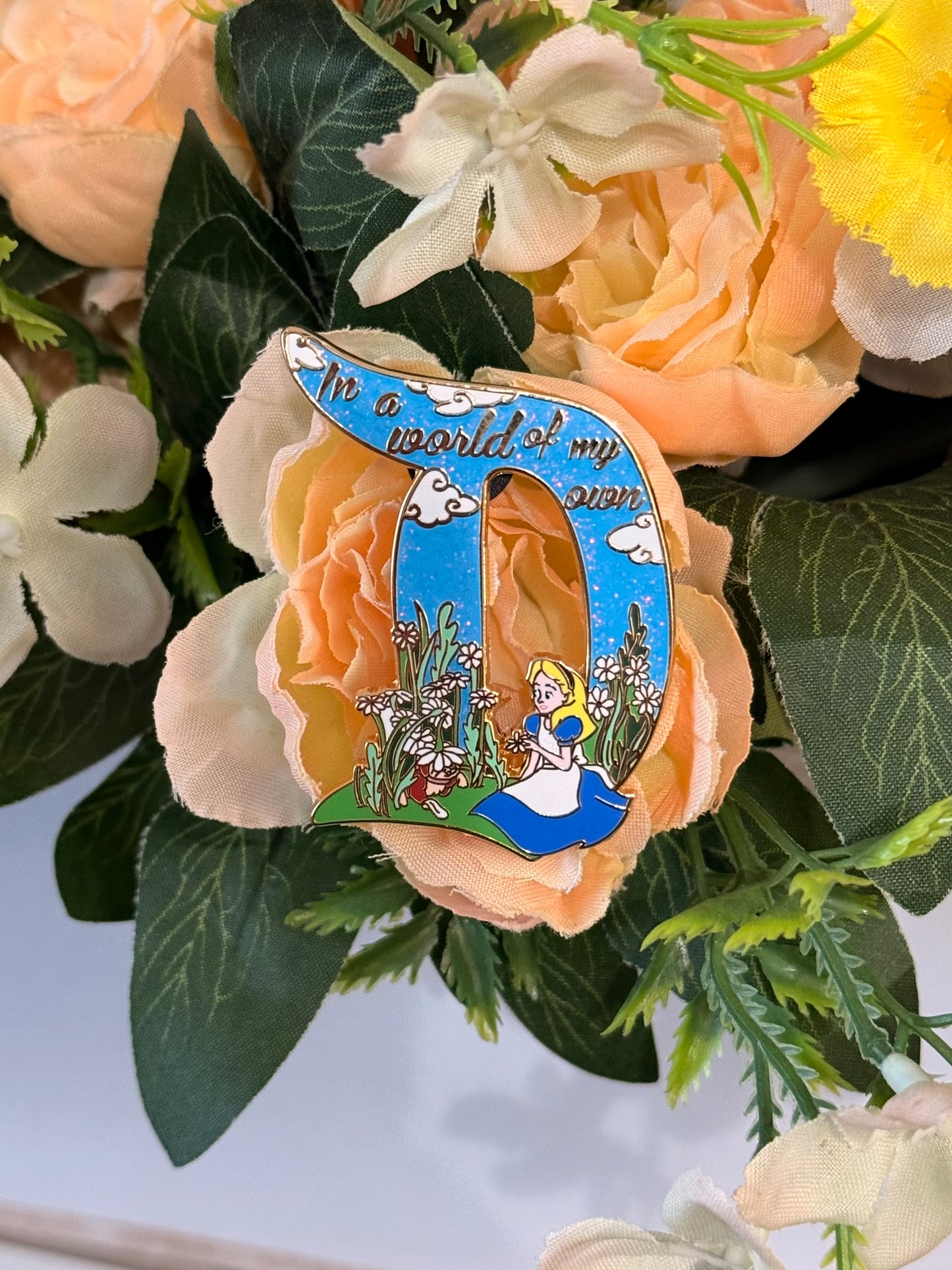 World of my Own Enamel Pin