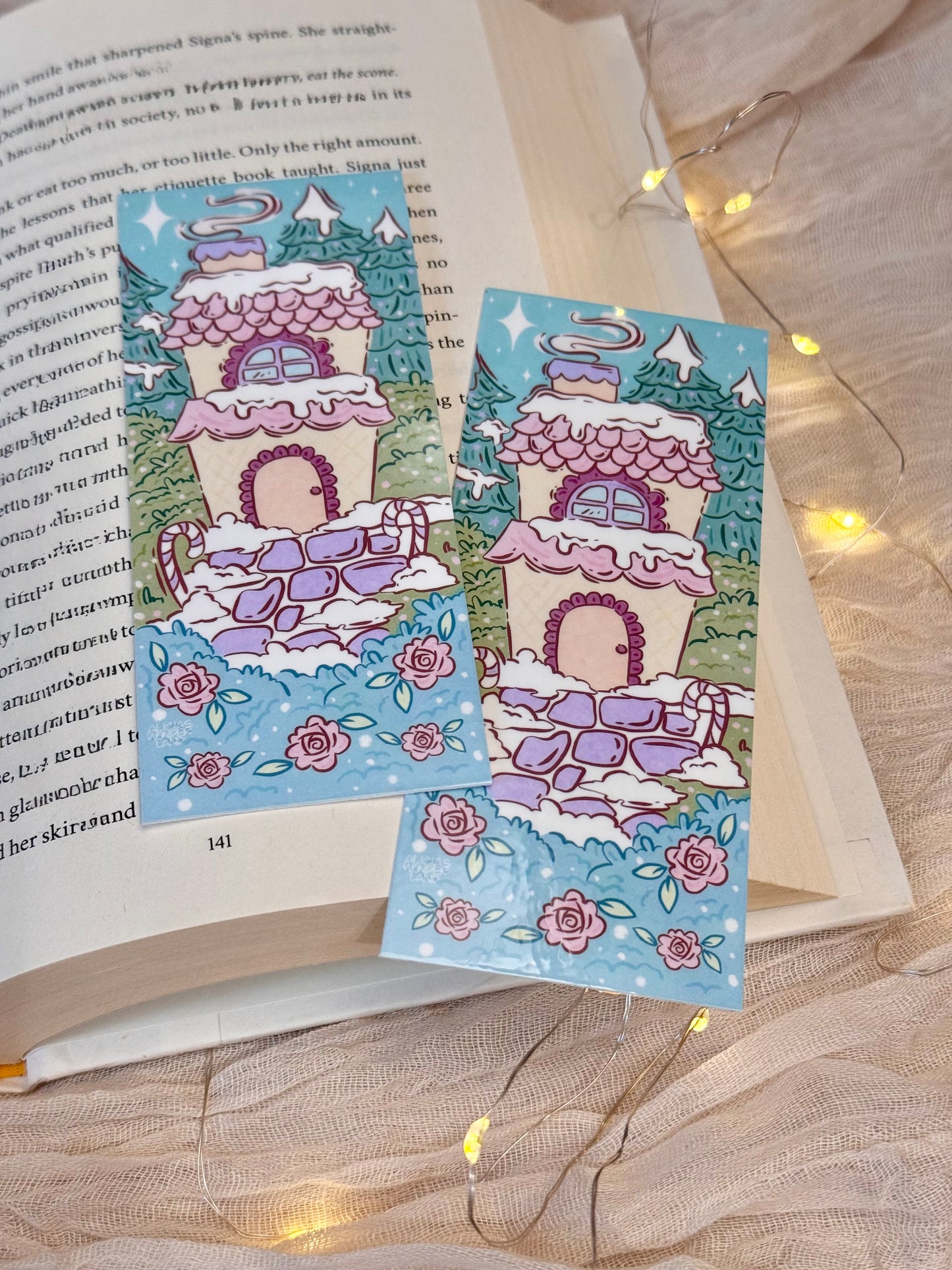 Christmas House Bookmark