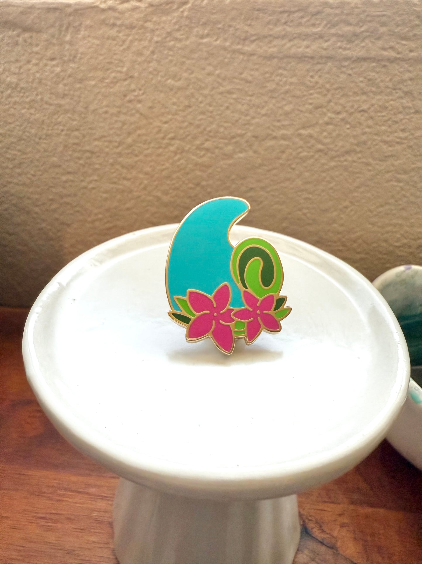 Ocean Wave Enamel Pin
