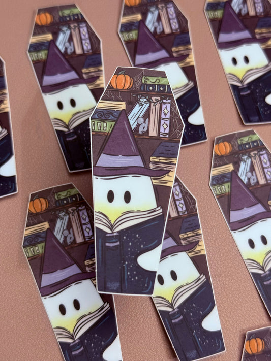 Spooky Library Reads Sticker