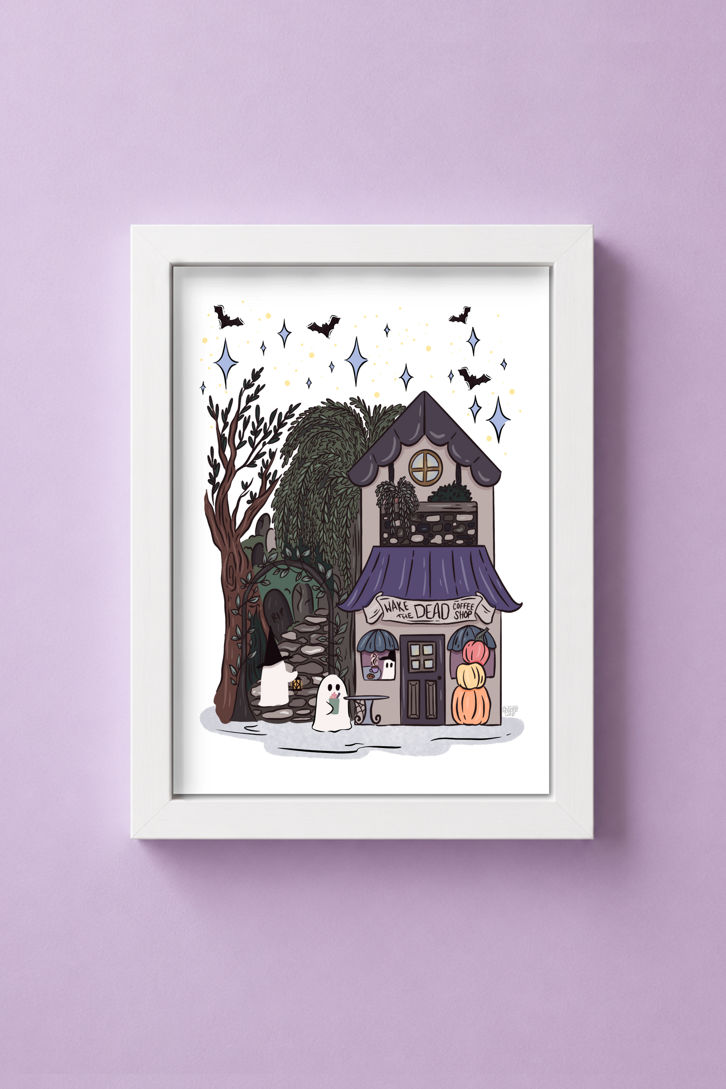 Wake the Dead Coffee Print