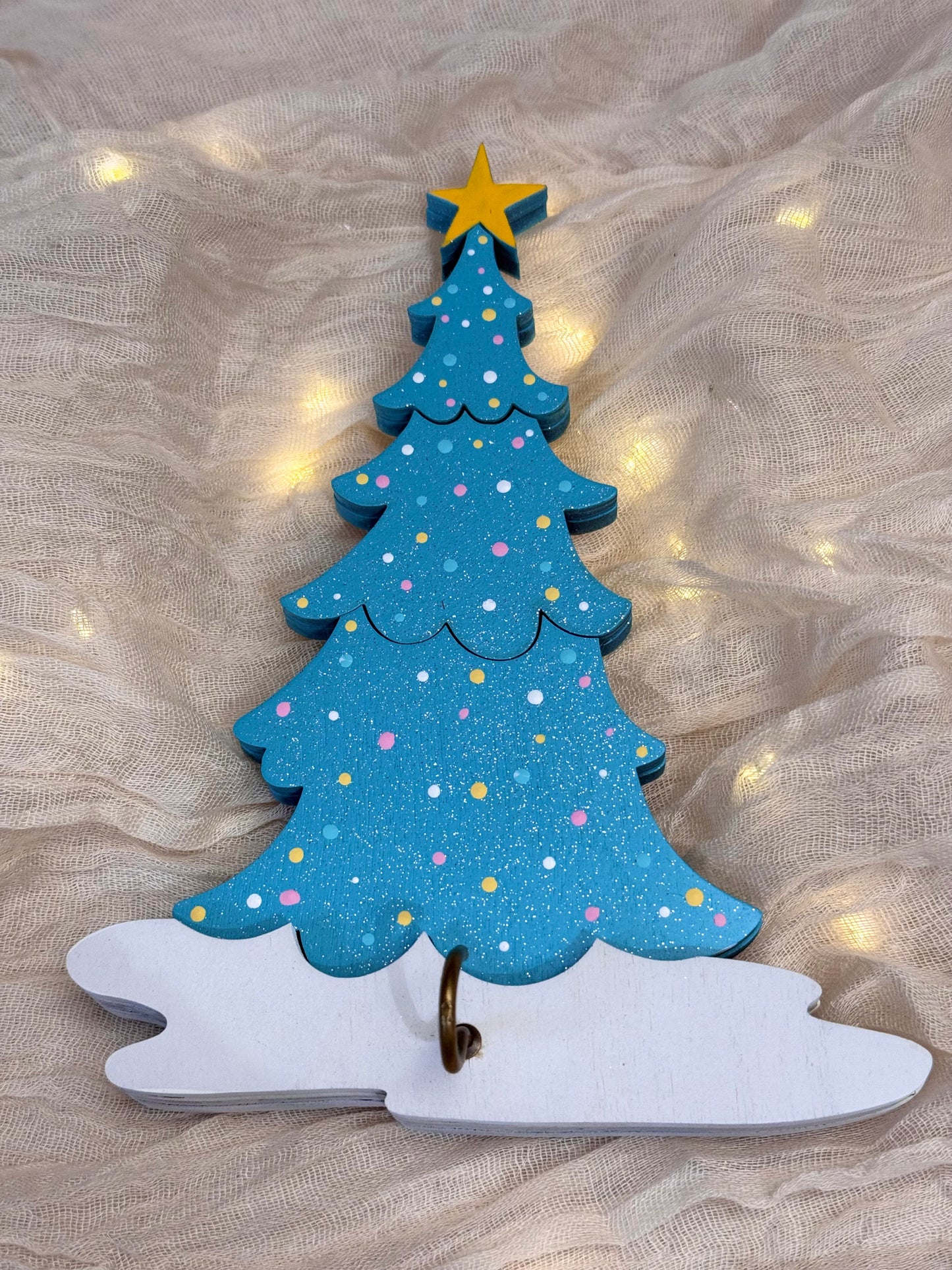 Jolly Christmas Tree Key Holder