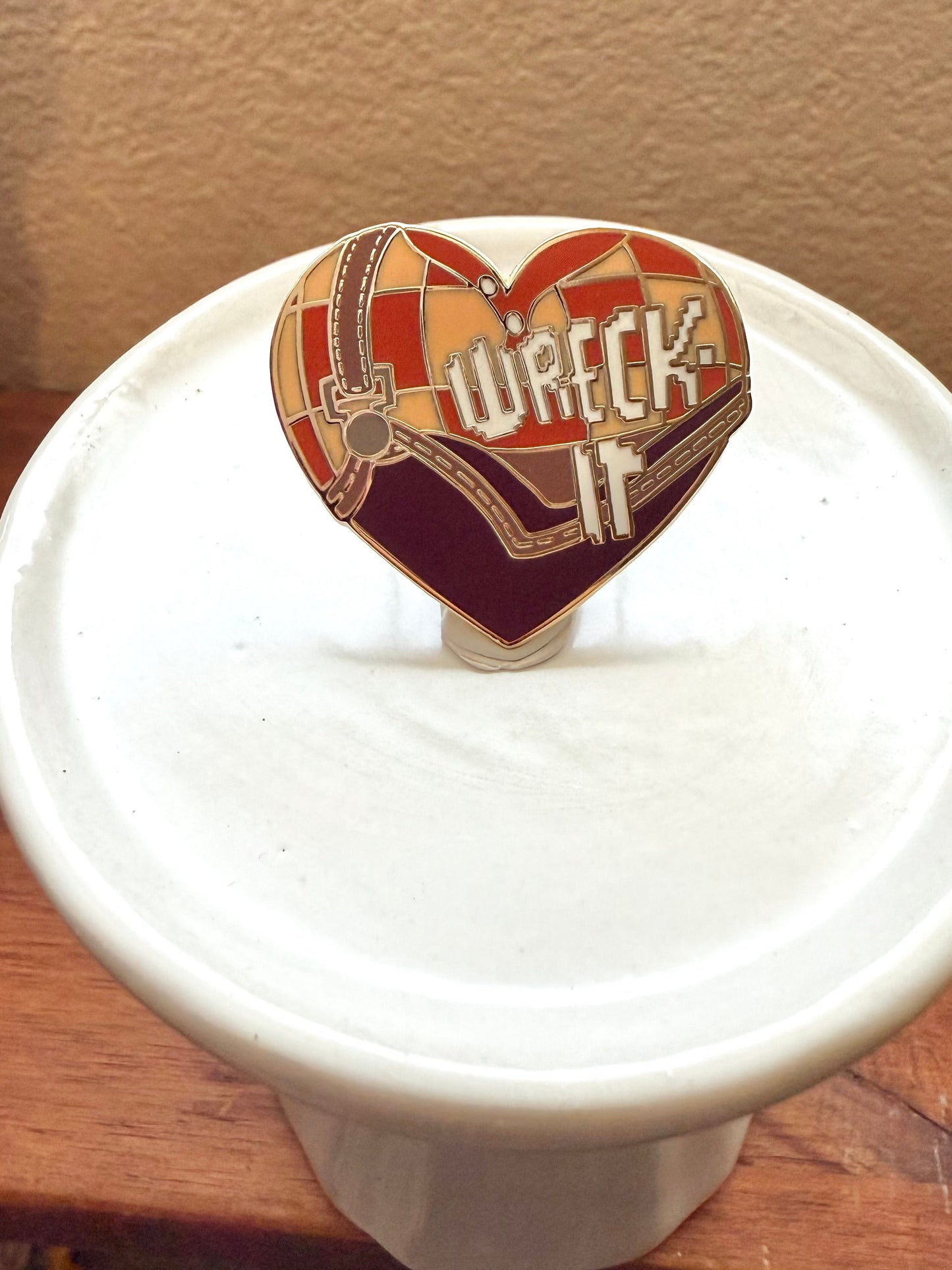 Wreck it Enamel Pin