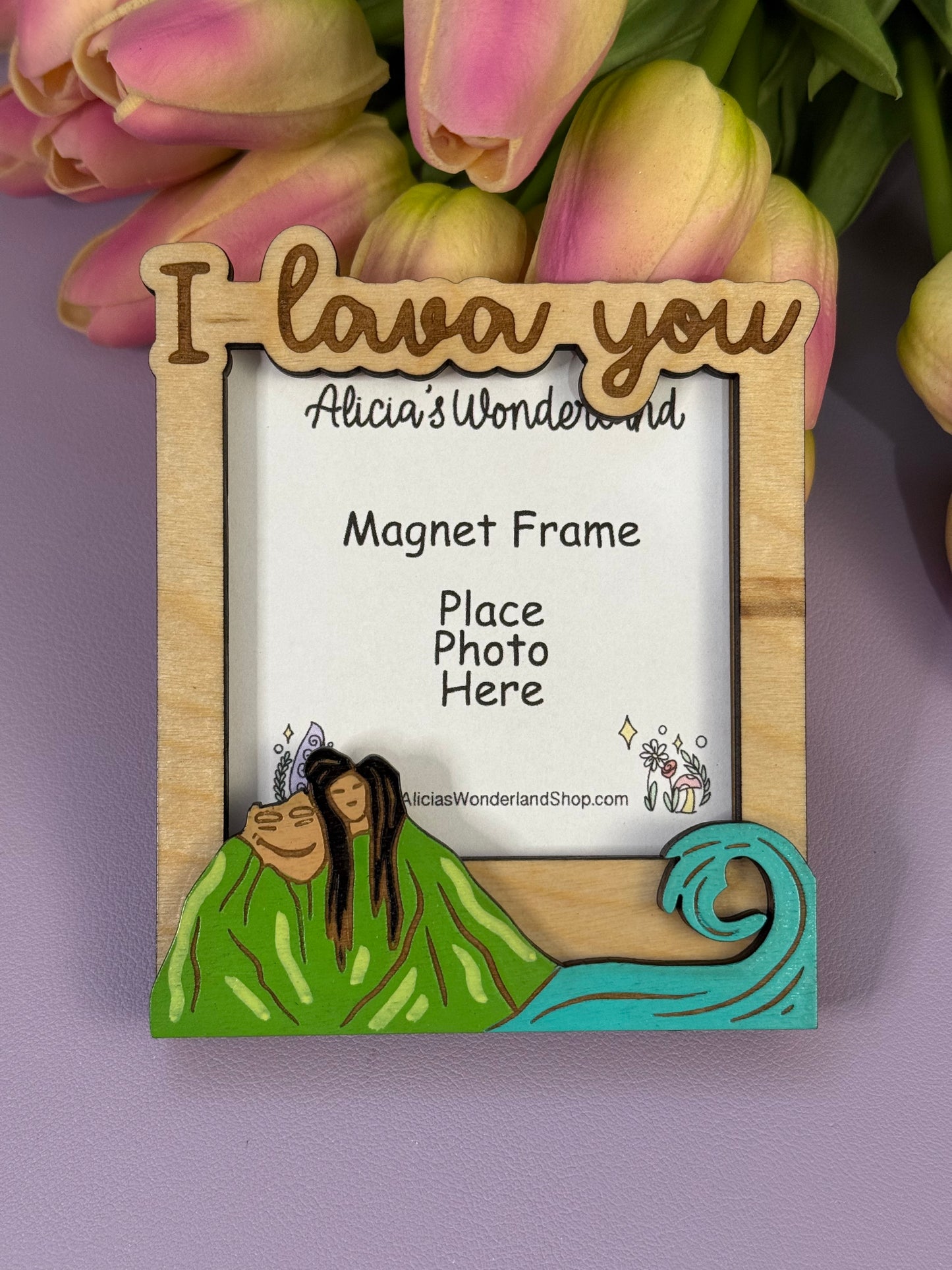 I Lava You Magnet Frame