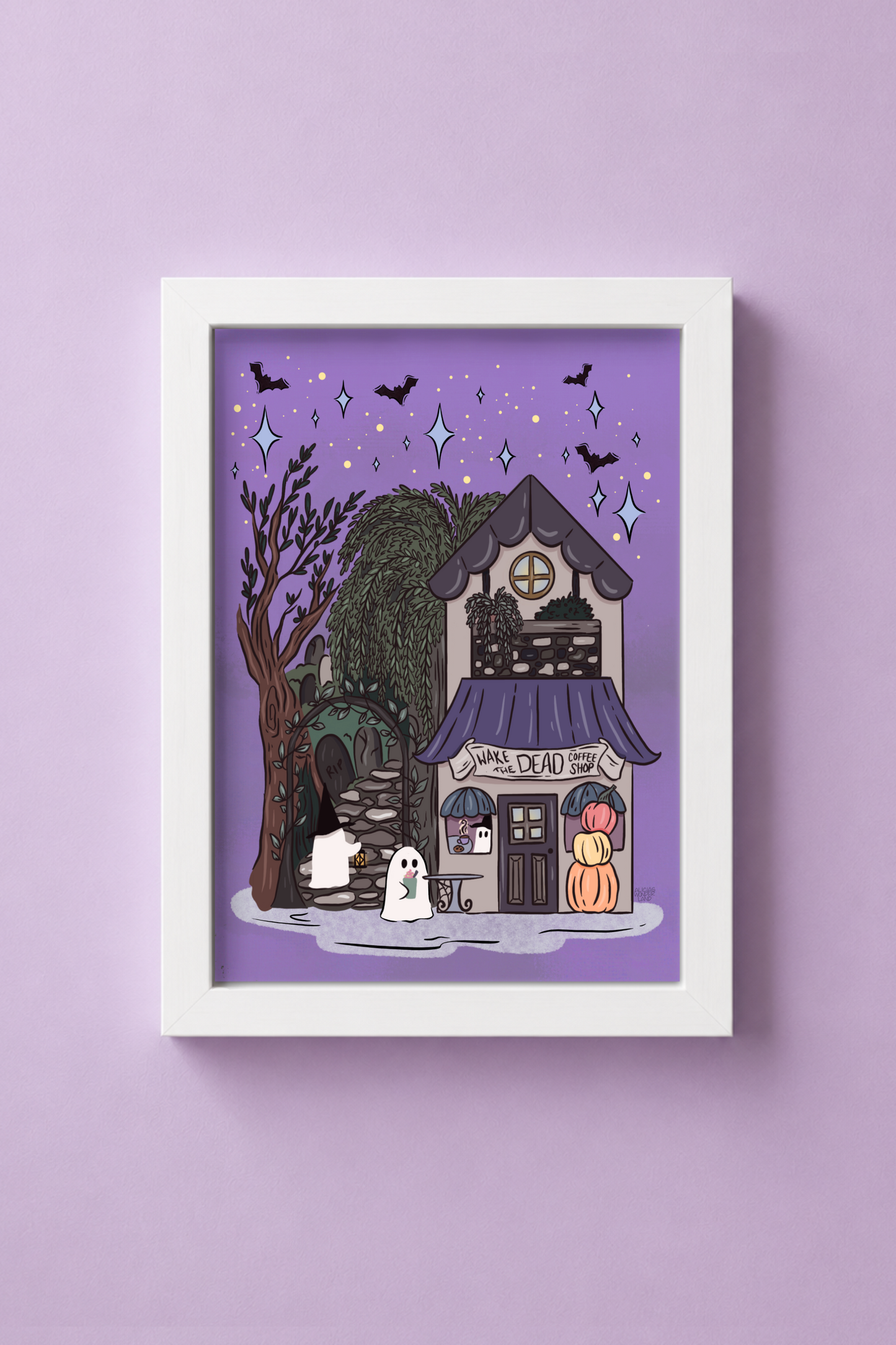 Wake the Dead Coffee Print