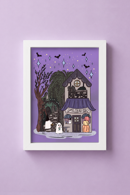 Wake the Dead Coffee Print