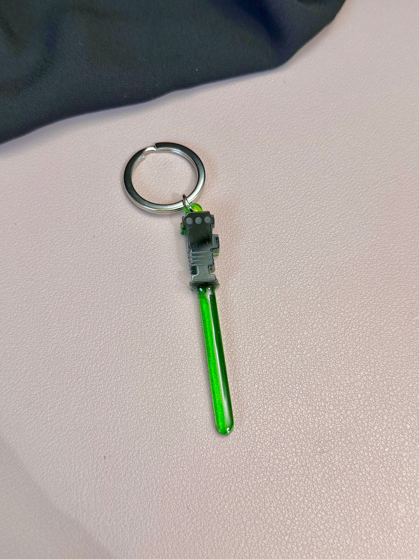 Green Lightsaber Keychain