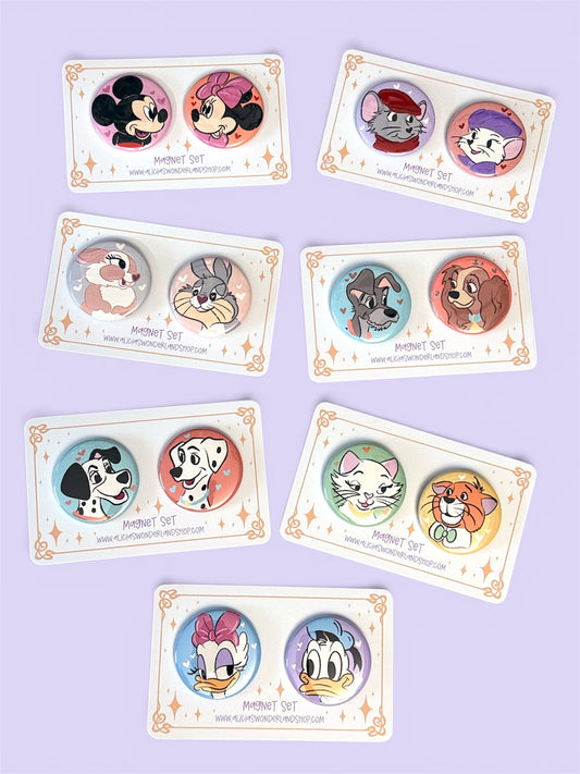 Button Set - Magnet or Pin