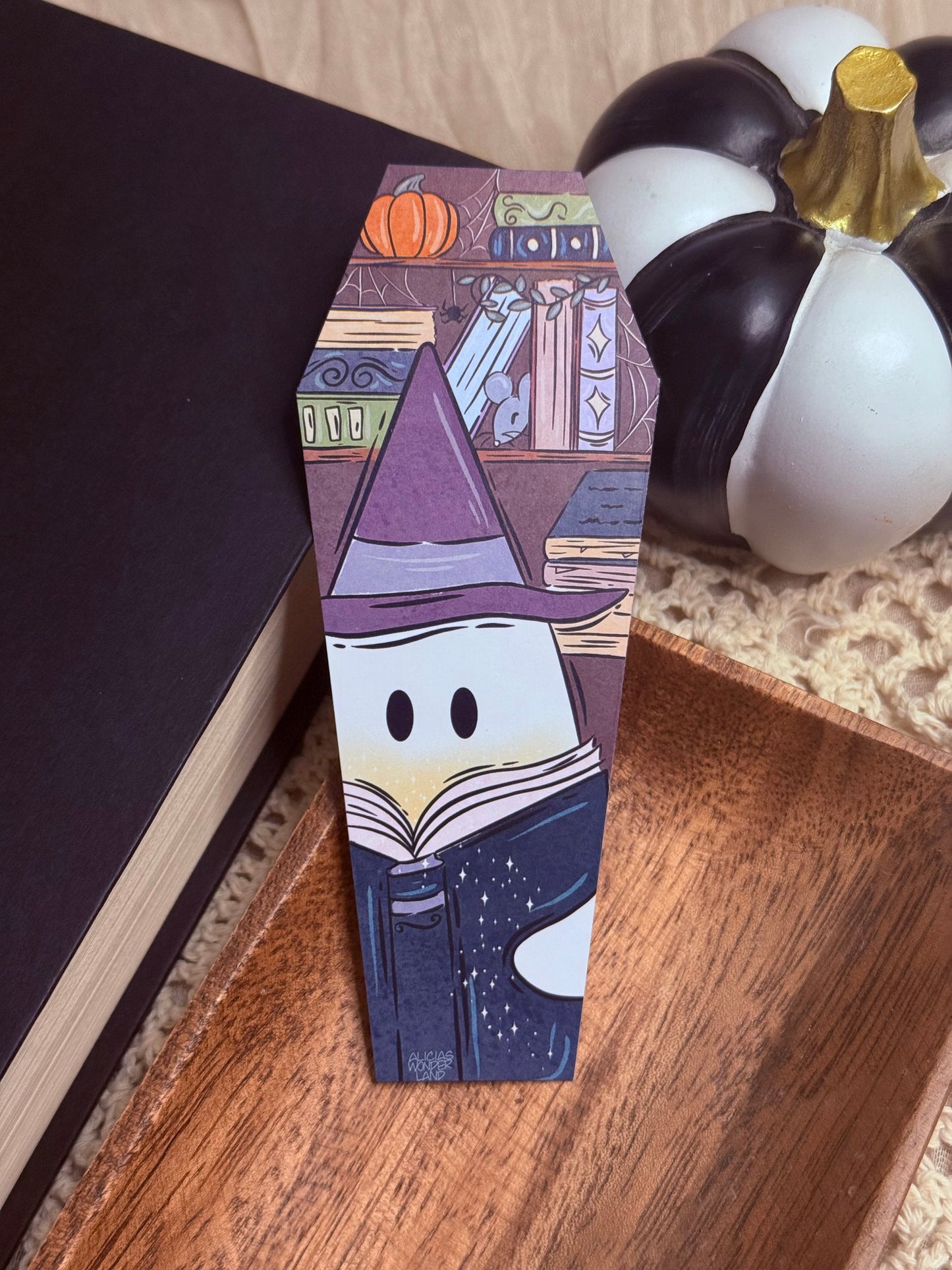 Witchy Ghost Reads Bookmark