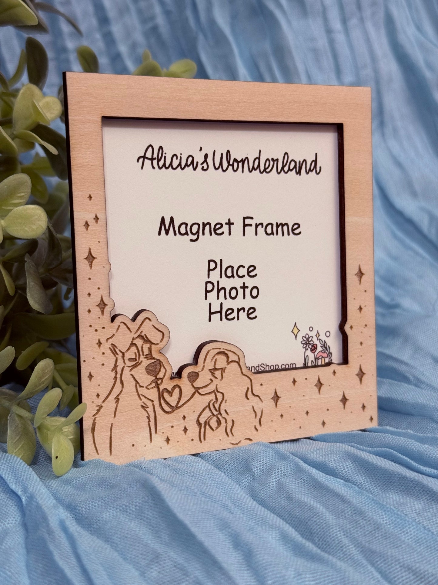 Spaghetti Kiss Magnet Frame