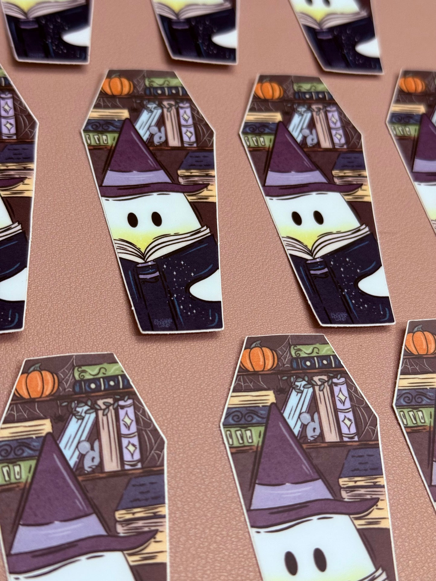 Spooky Library Reads Sticker