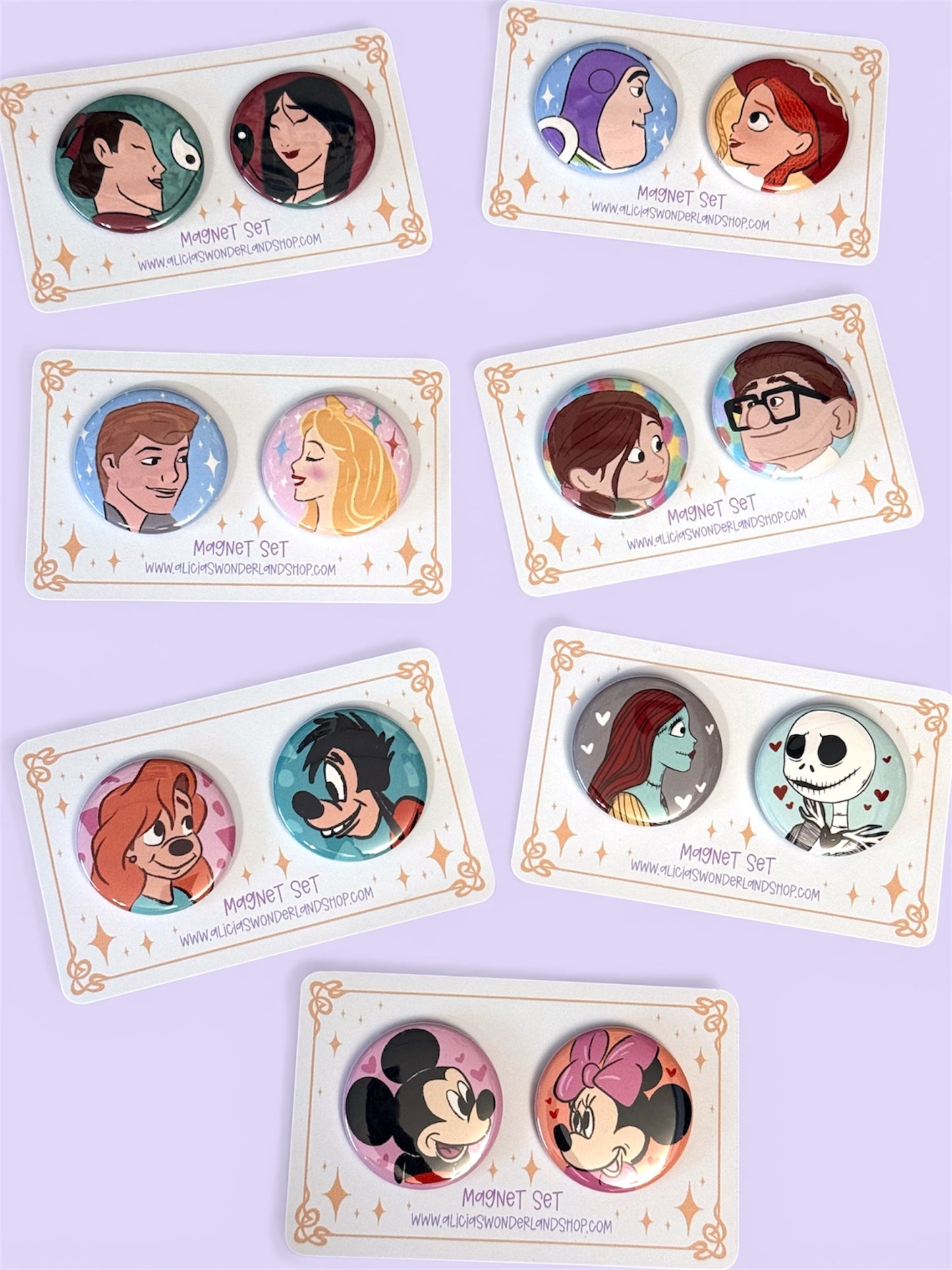 Button Set - Magnet or Pin