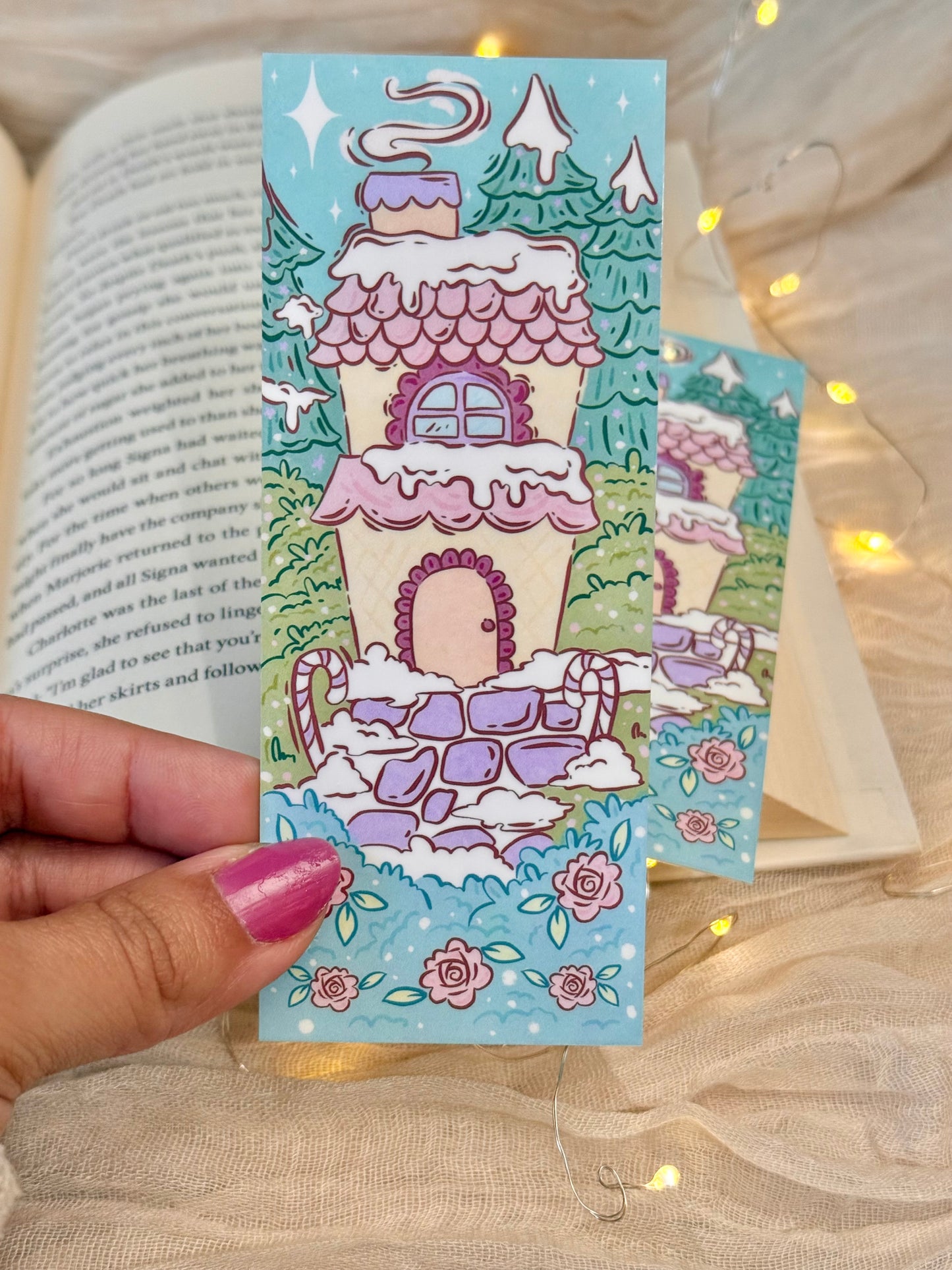 Christmas House Bookmark