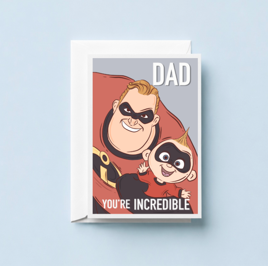 Incredible Dad Greeting Card