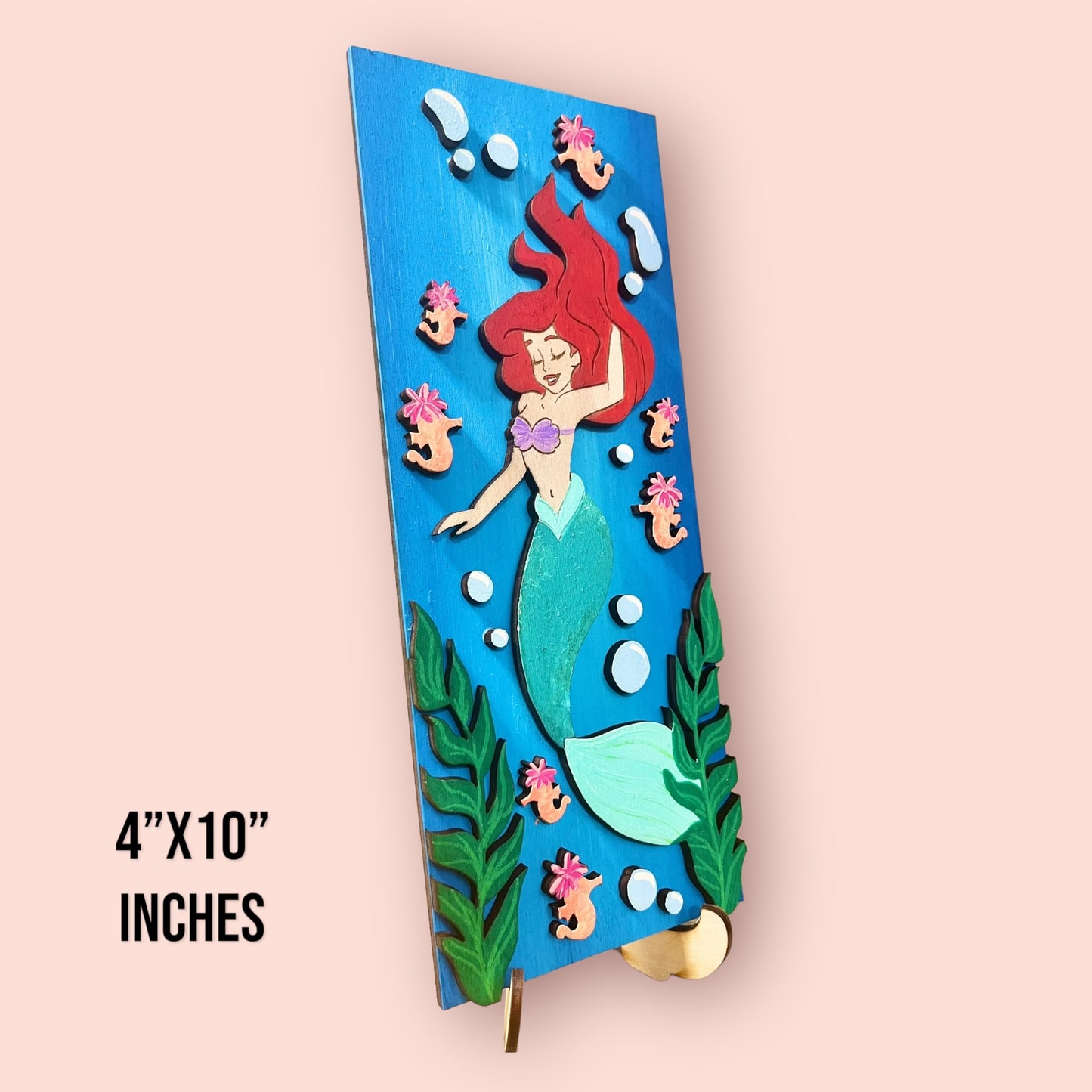 Mermaid Wood Art Decor