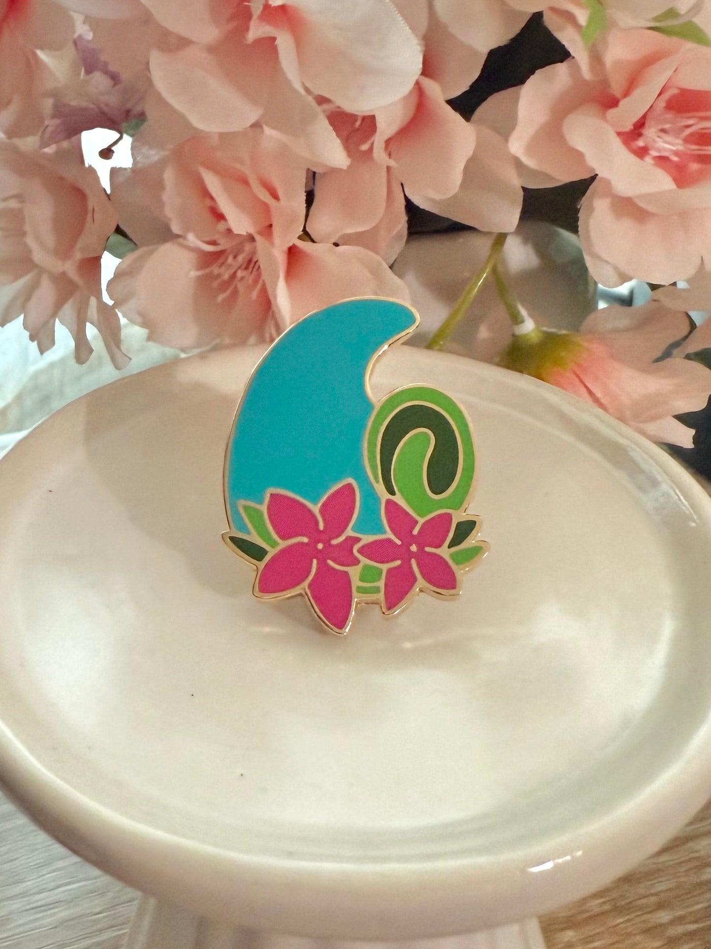 Ocean Wave Enamel Pin