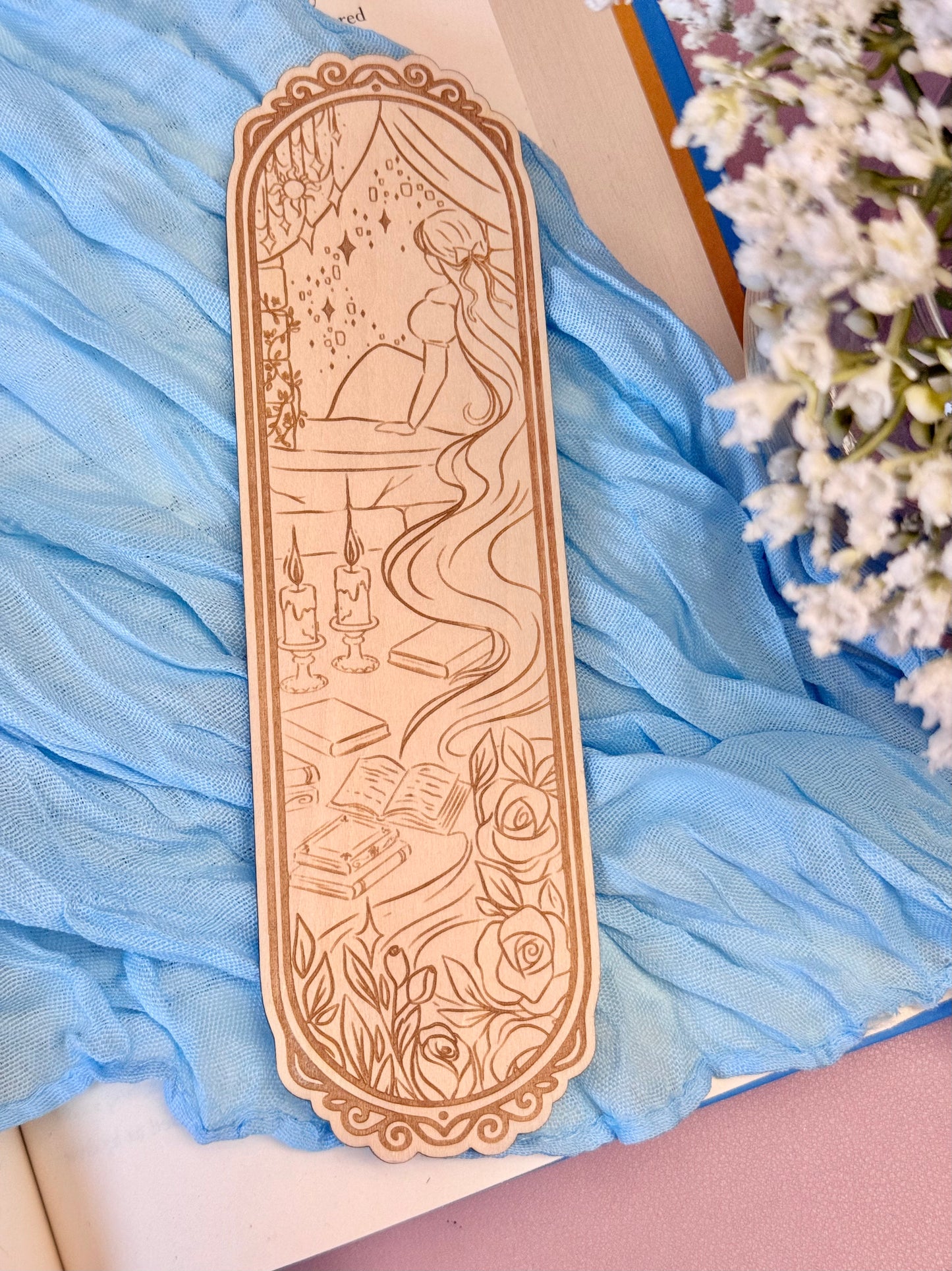 Once Upon a Time Wood Bookmark