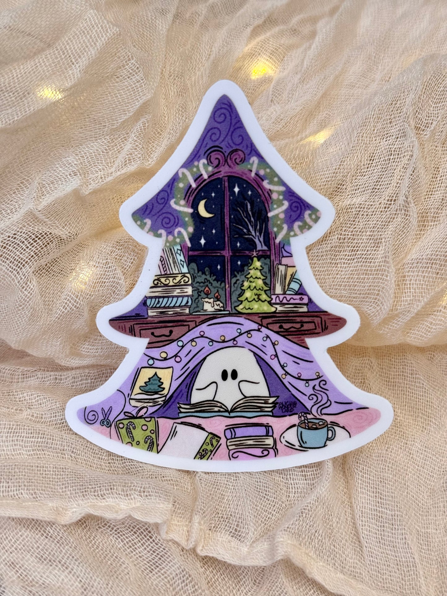 Cozy Reading Corner Sticker