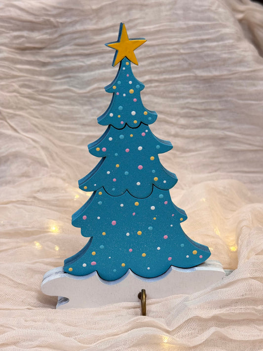 Jolly Christmas Tree Key Holder