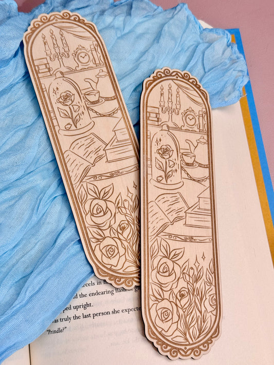 Once Upon a Time Wood Bookmark