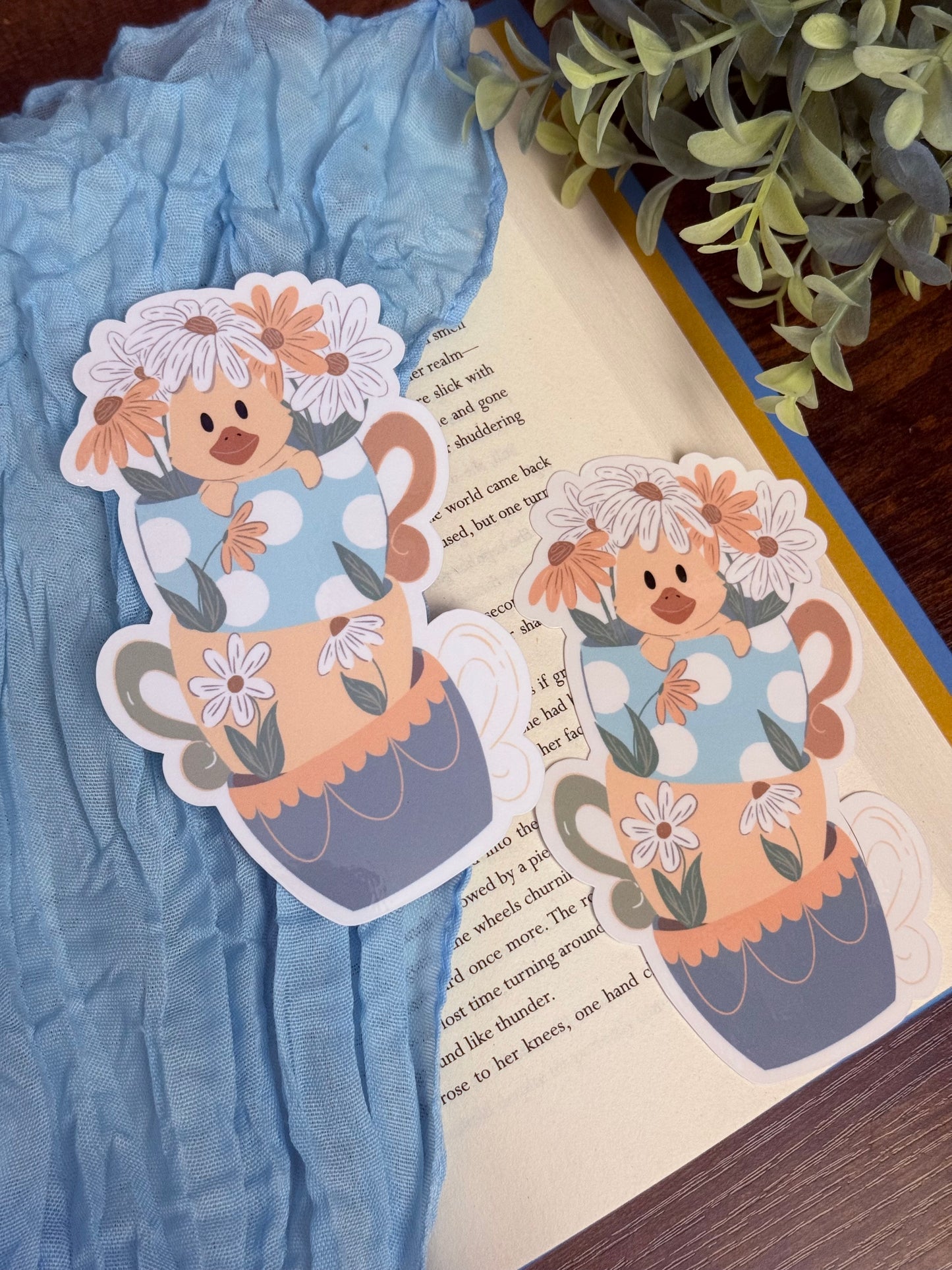 Duckling Teacup Bookmark | Teacup Buddies
